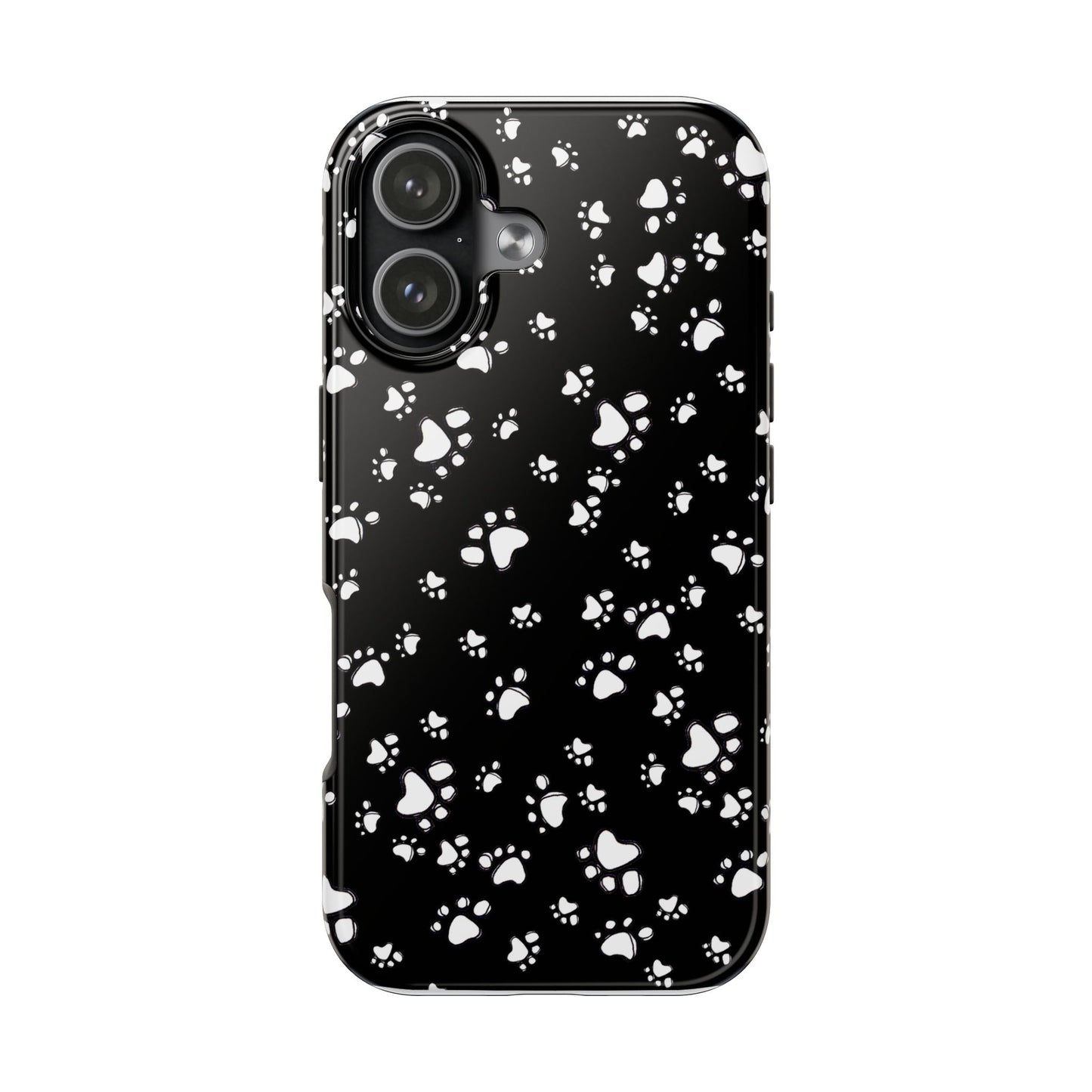 Paw Flakes Black Phone Case