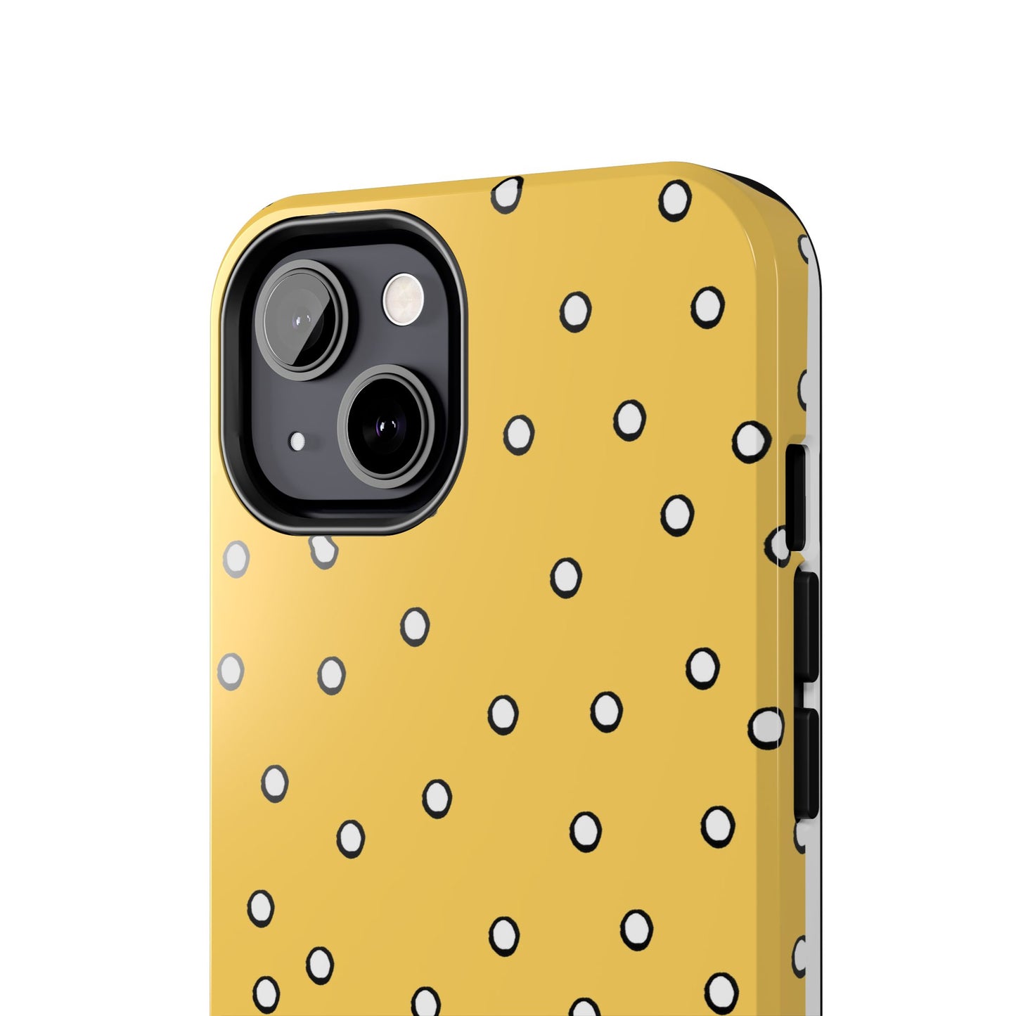 Dots Yellow / White / Black Phone Case