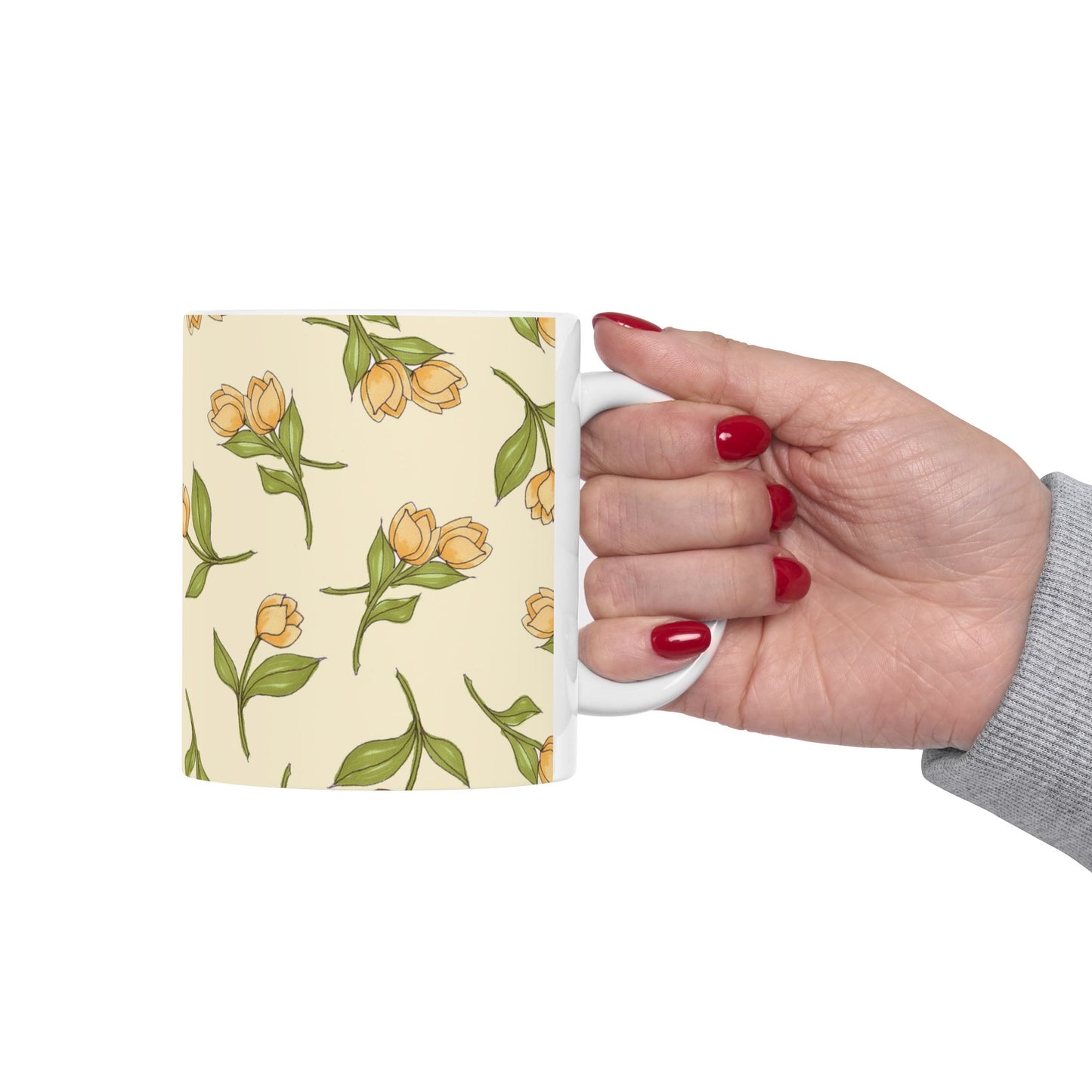 Tossed Tulips Cup