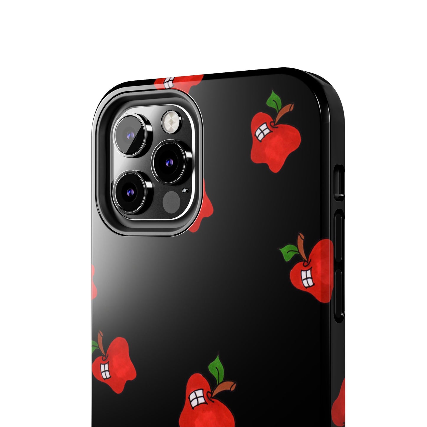 Flying Apples Black Phone Case