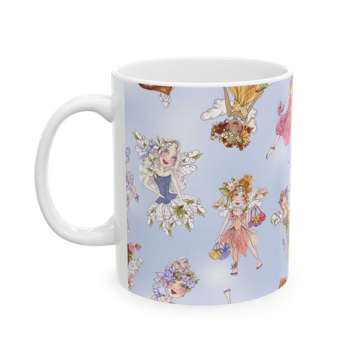Fairies Afloat Blue Cup