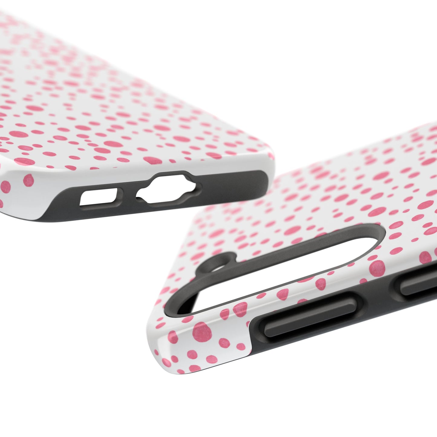 Balloon Dots White / Pink Phone Case