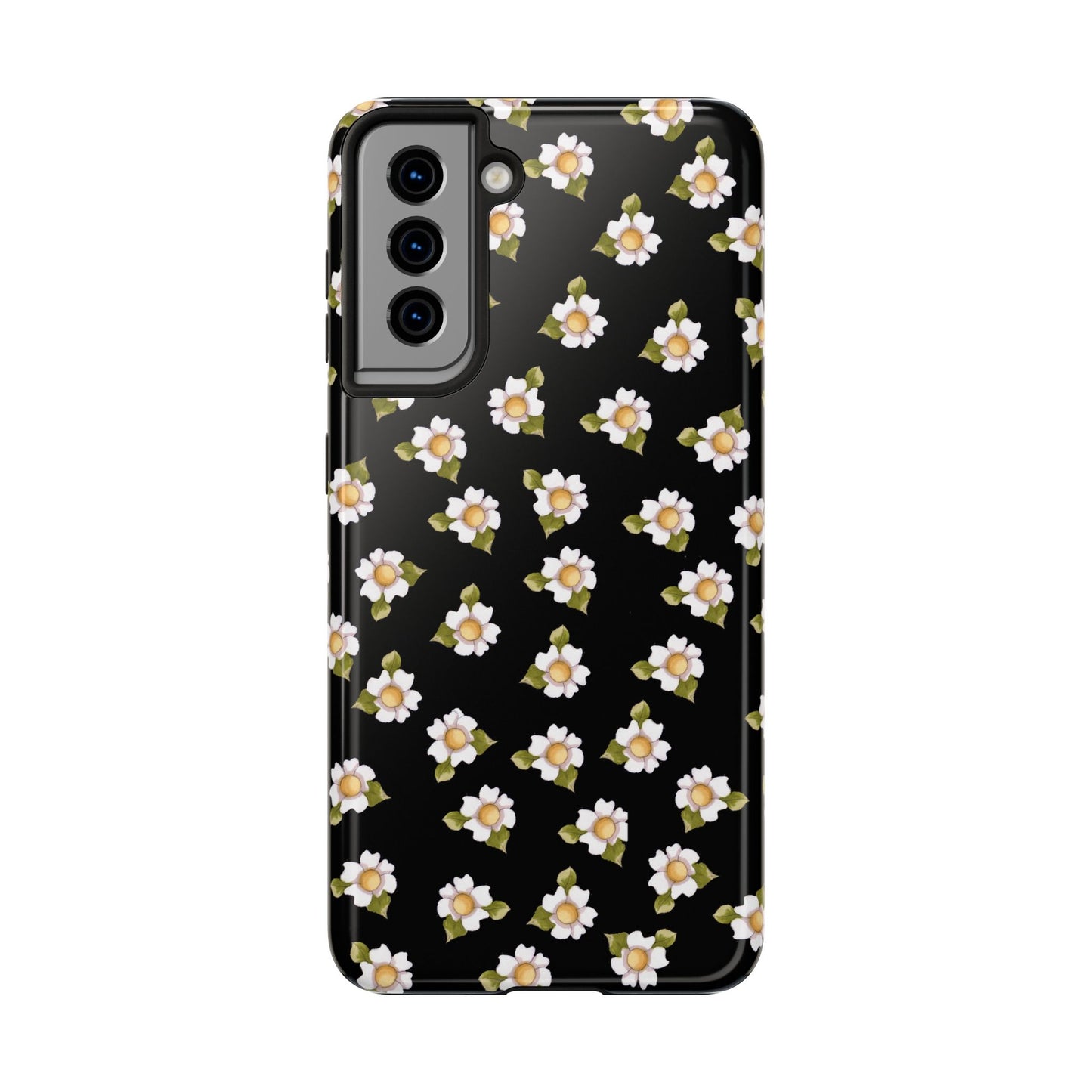 Daisies Black Phone Case