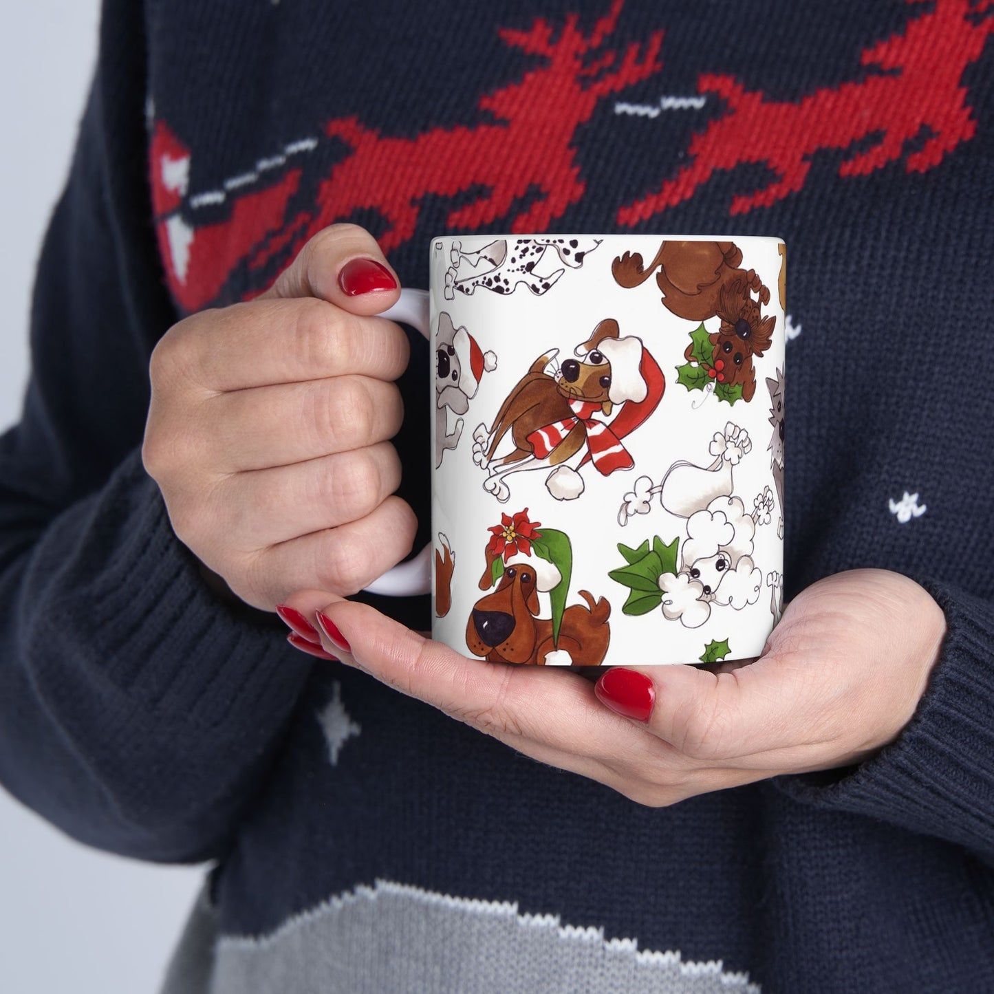 Doggie Toss White Cup