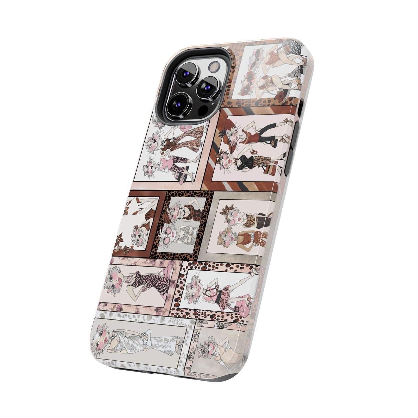 Wild Cat Woman Phone Case