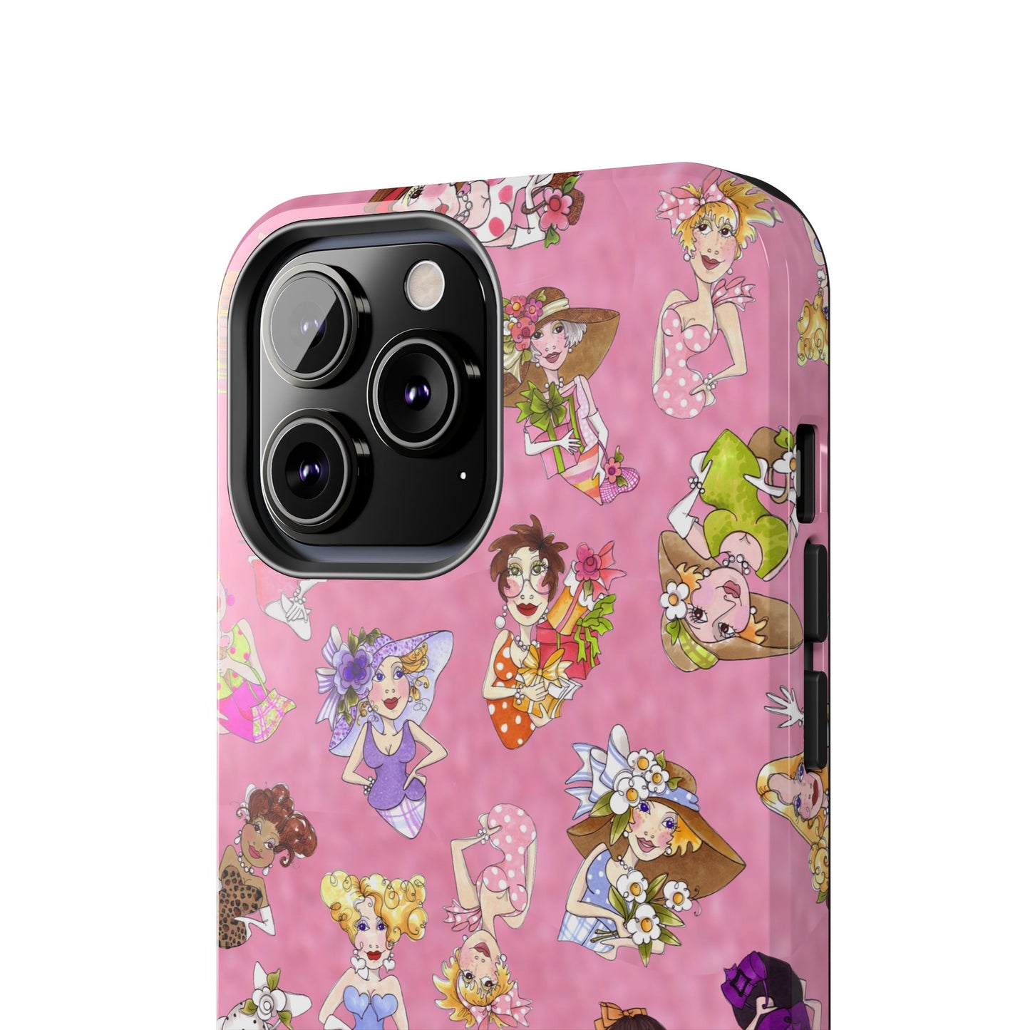 Fast Women Tossed Pink Phone Case