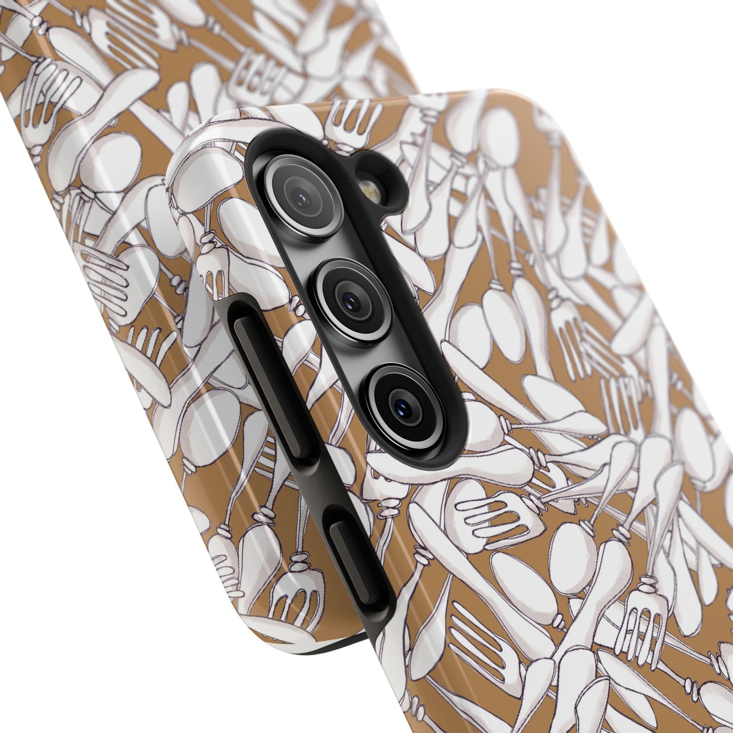 Silverware Wars Brown Phone Case