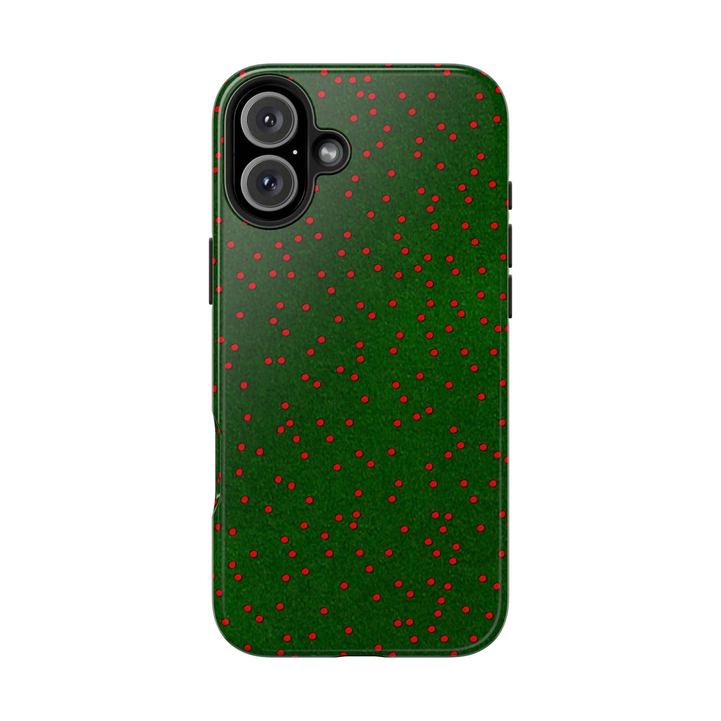 Happy Dots Green / Red Phone Case