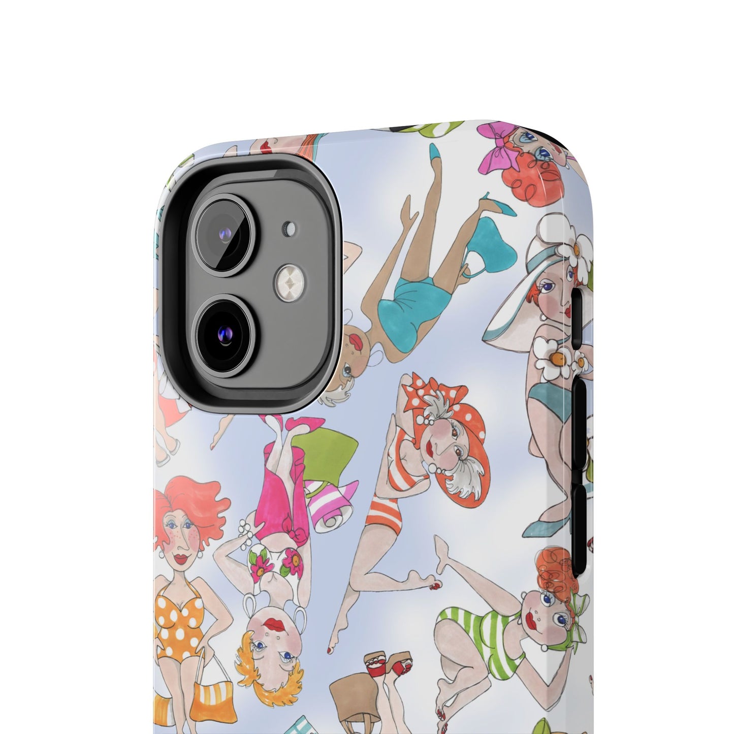 Tossed Fashionistas Phone Case