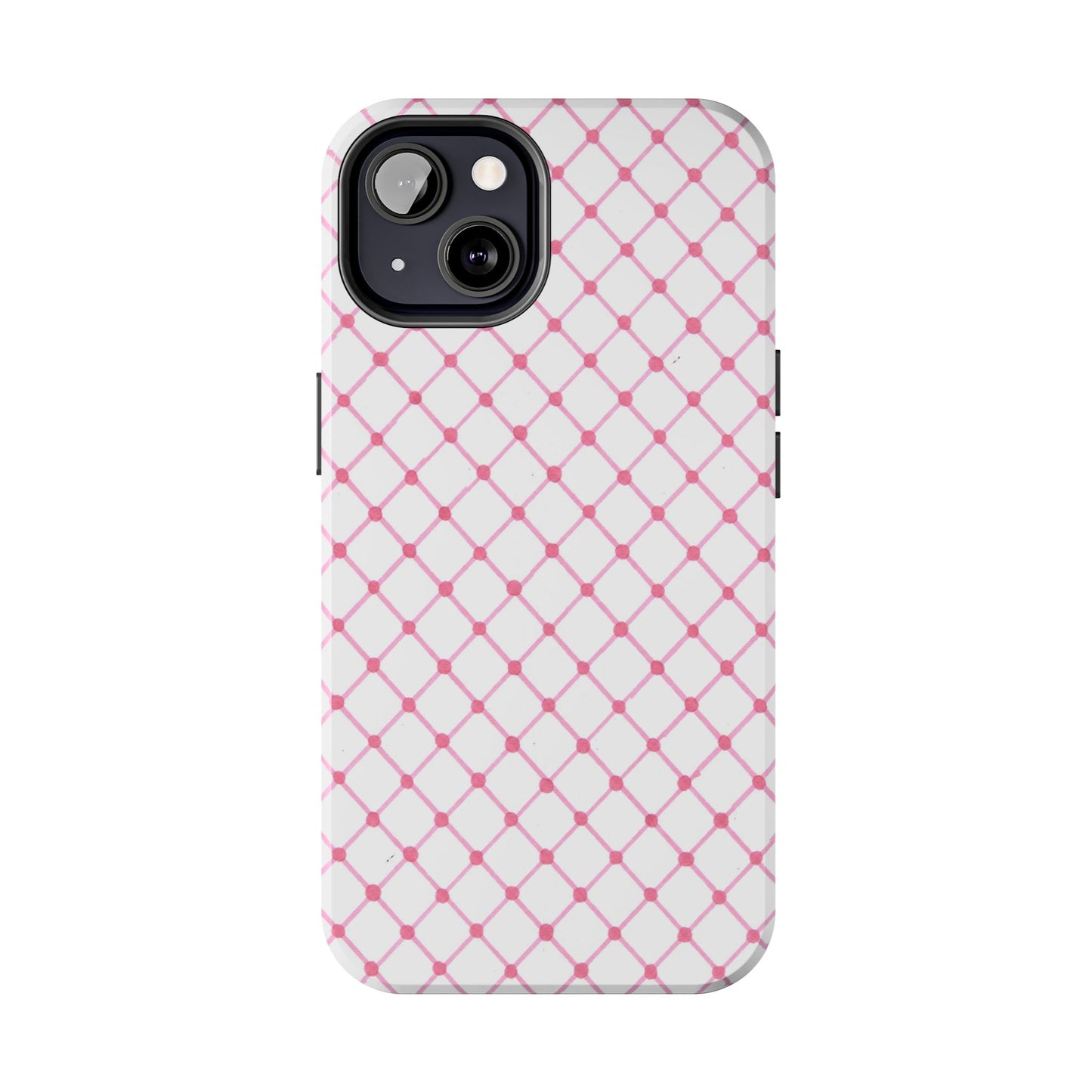 Cyclone Fence White / Pink Phone Case