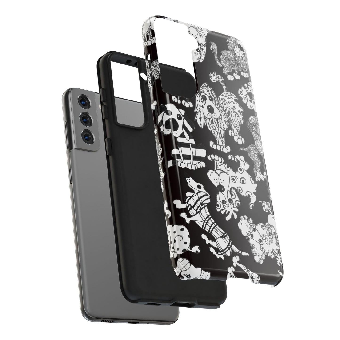 Dear Doggies Black Phone Case