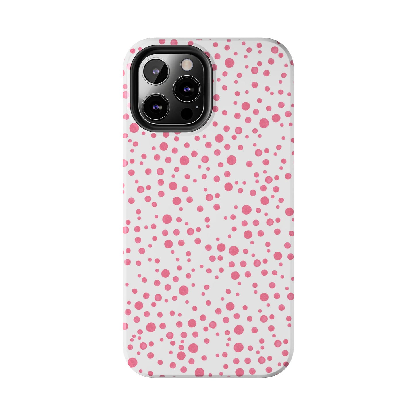 Balloon Dots White / Pink Phone Case