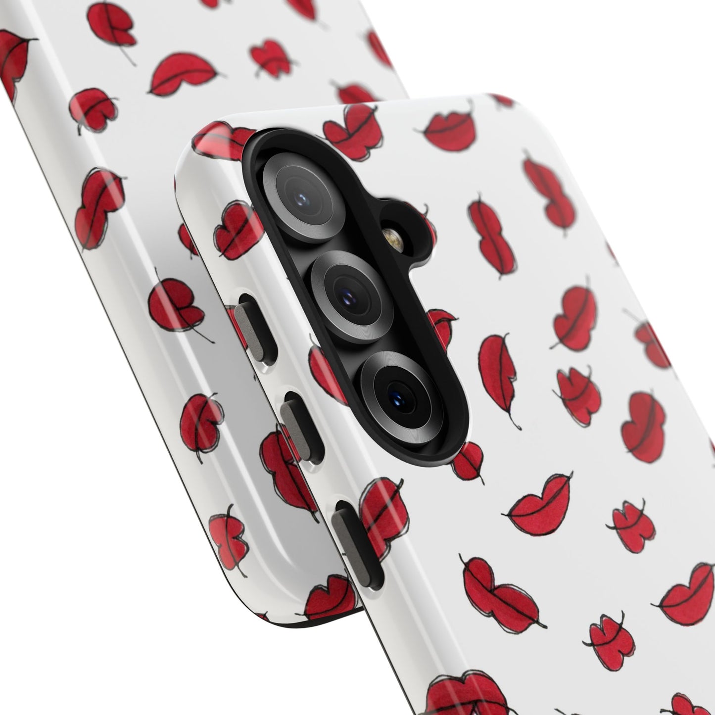 Lotsa Lips White Phone Case