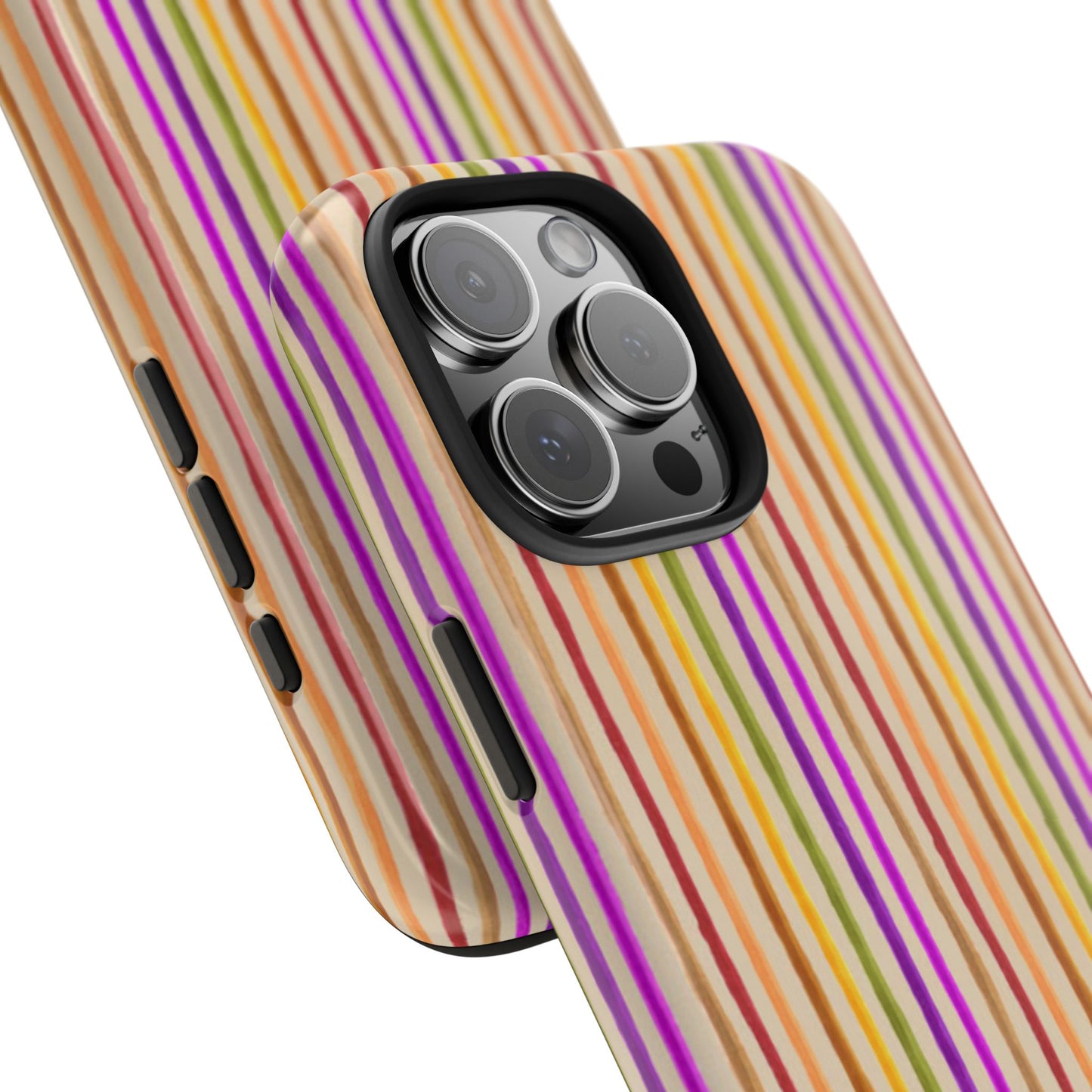 Spice Stripe Muslin Phone Case