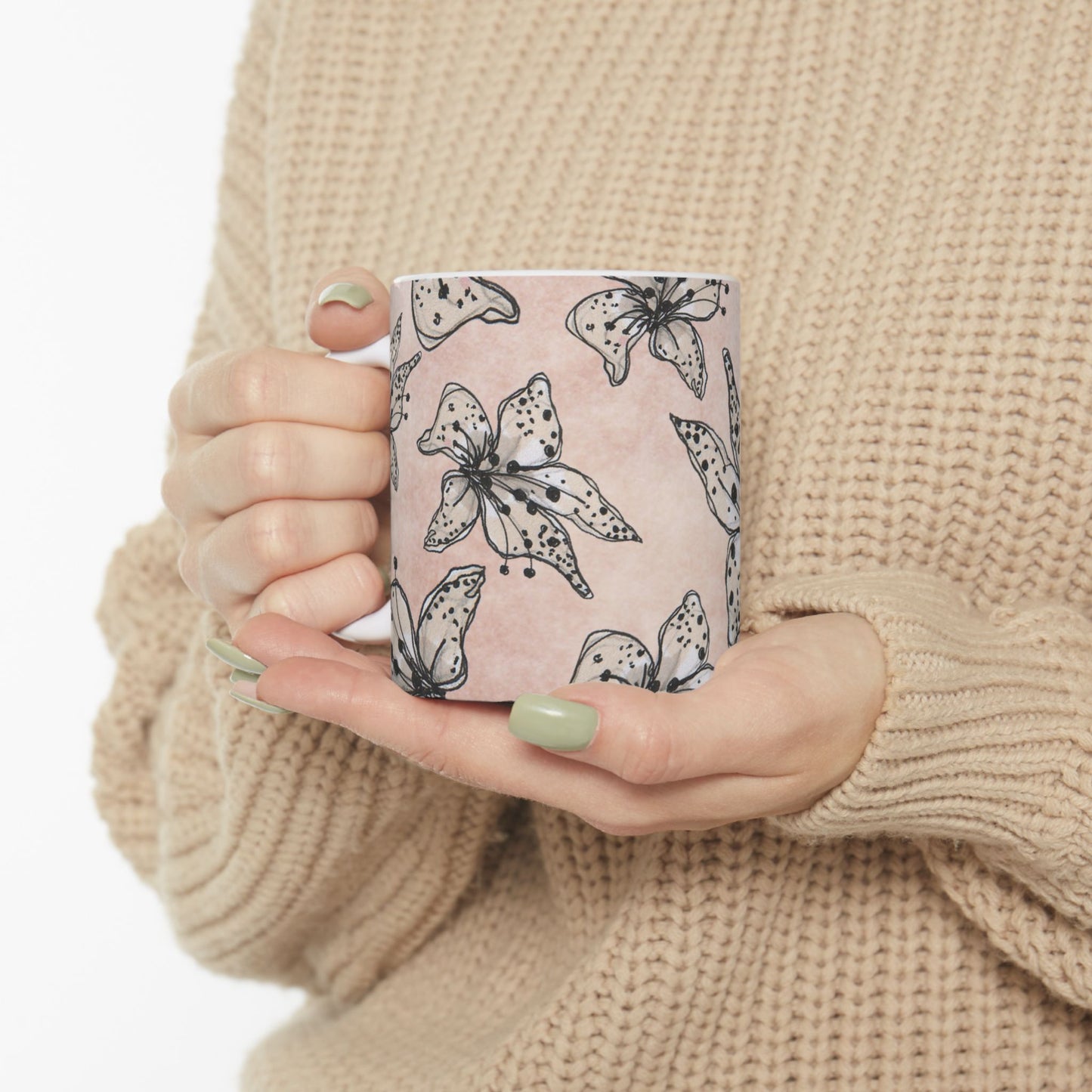 Spotted Lilies Pink Cup