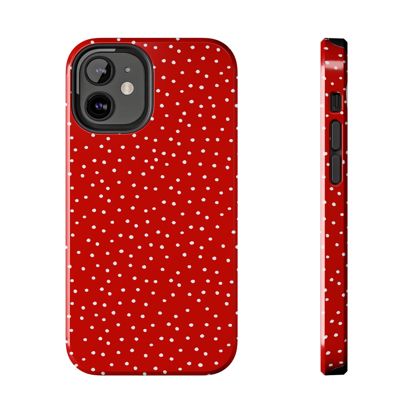 Dinky Dots Red / White Phone Case