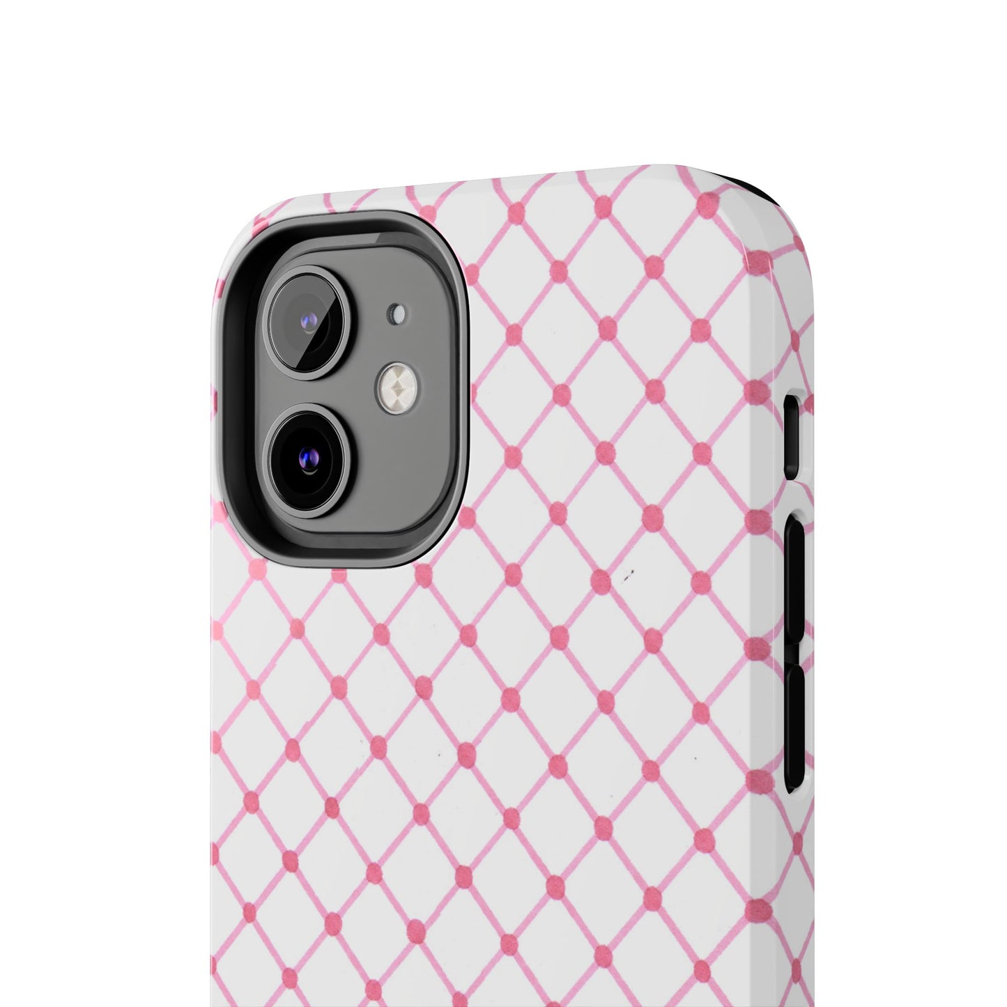 Cyclone Fence White / Pink Phone Case