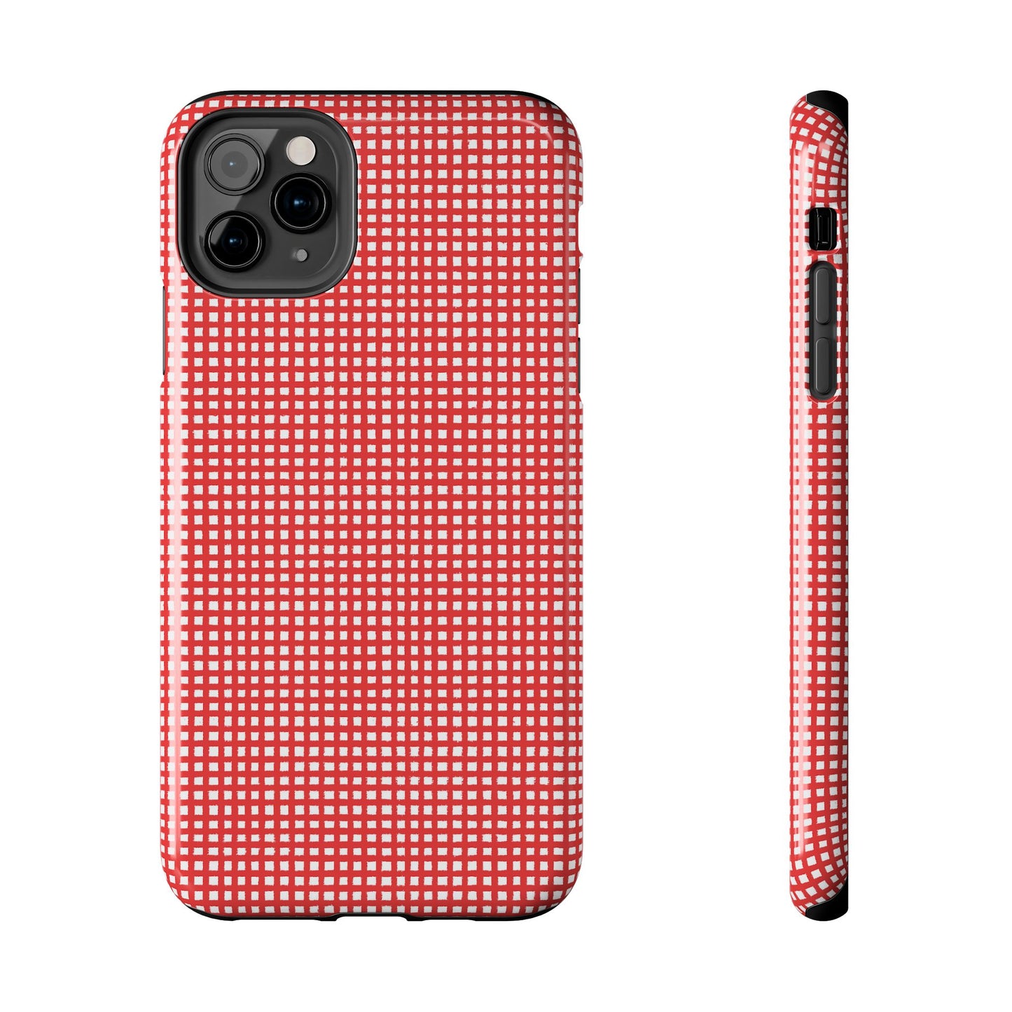 Chipper Check Red Phone Case