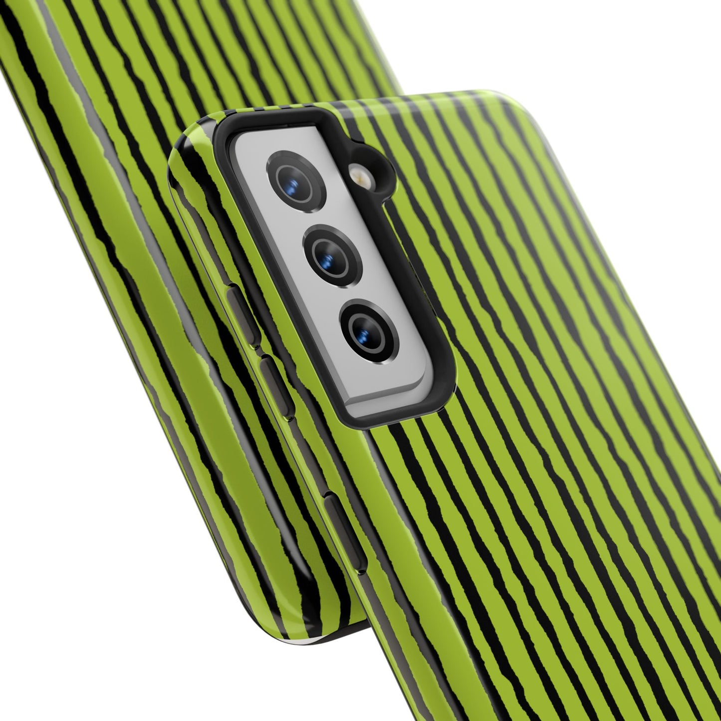 Sorta Stripe Green / Black Phone Case