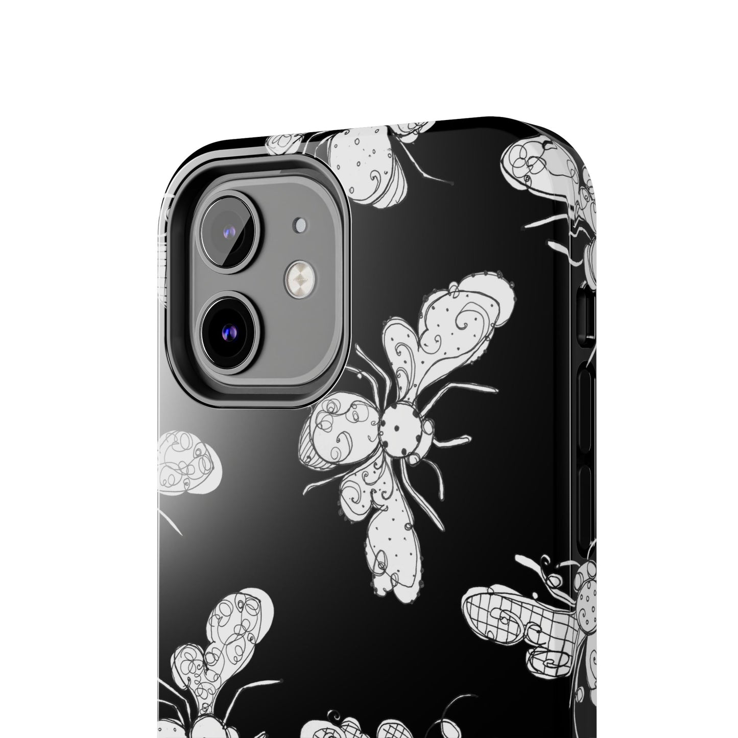 Busy Bee Black Phone Case