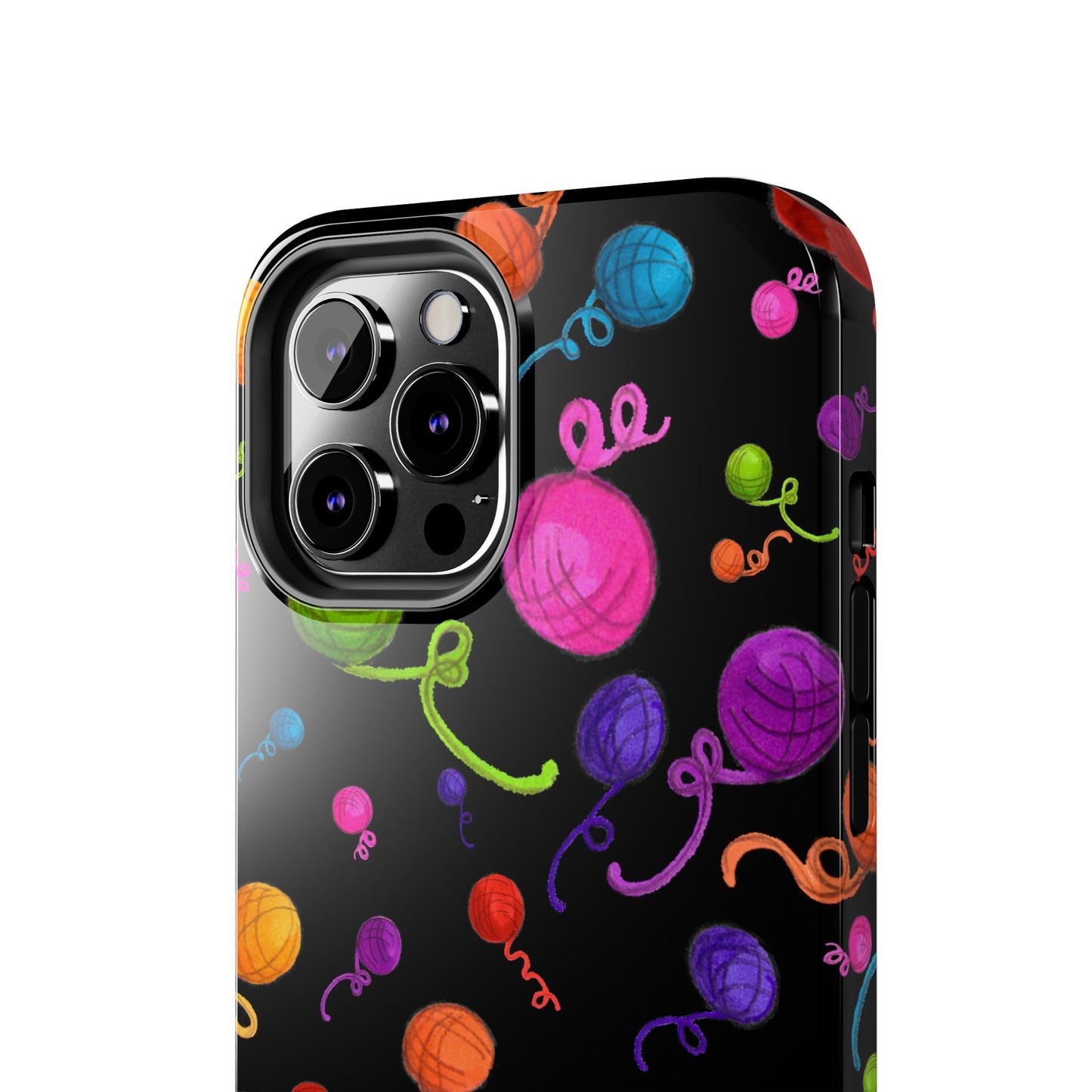Yarniverse Black Phone Case