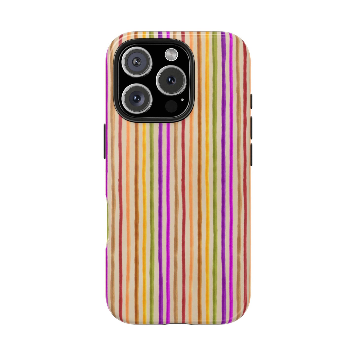 Spice Stripe Muslin Phone Case