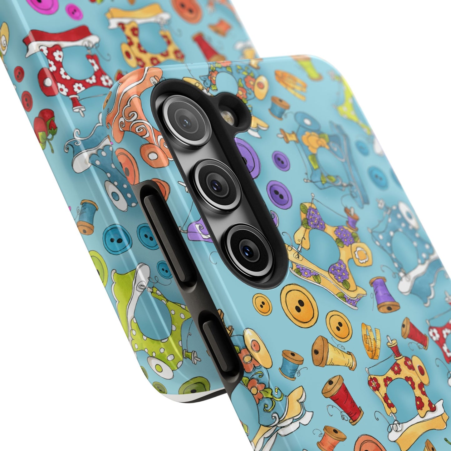 Sew Assorted Turquoise Phone Case