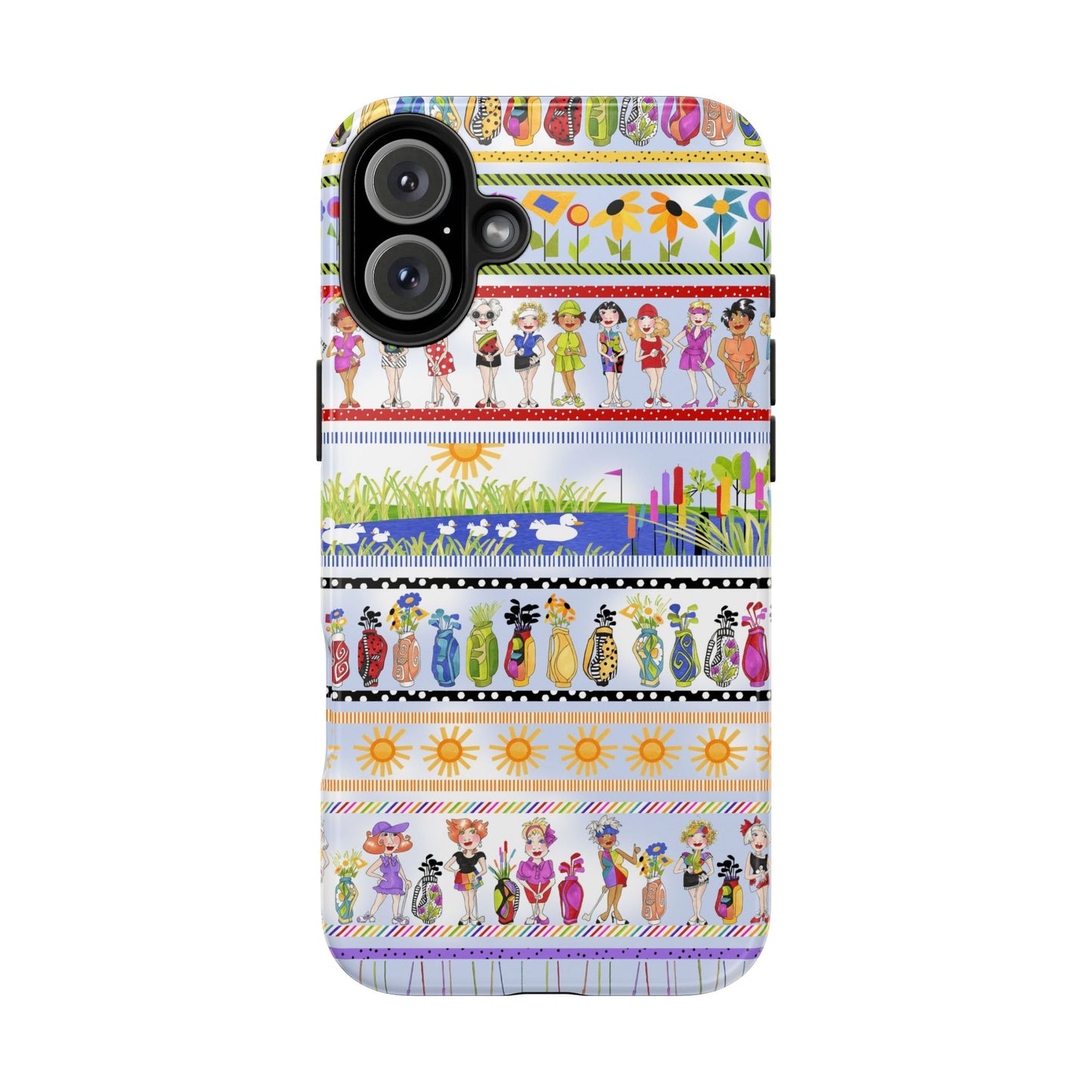 Golf Borders Blue Sky Phone Case