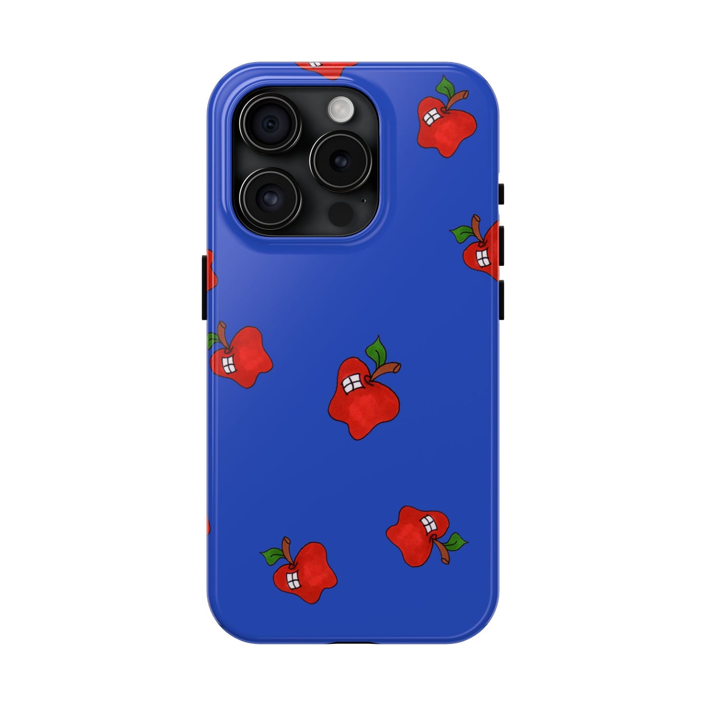 Flying Apples Blue Phone Case