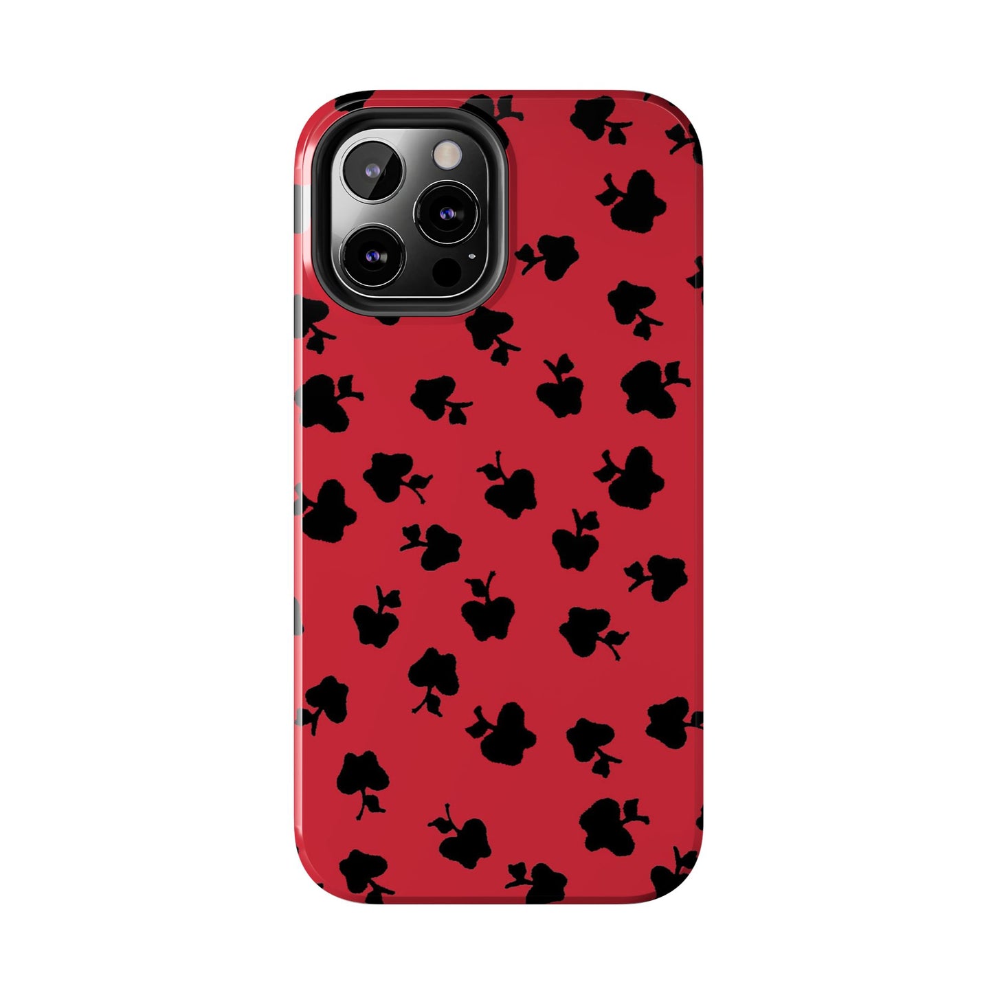 Happy Apples Red / Black Phone Case