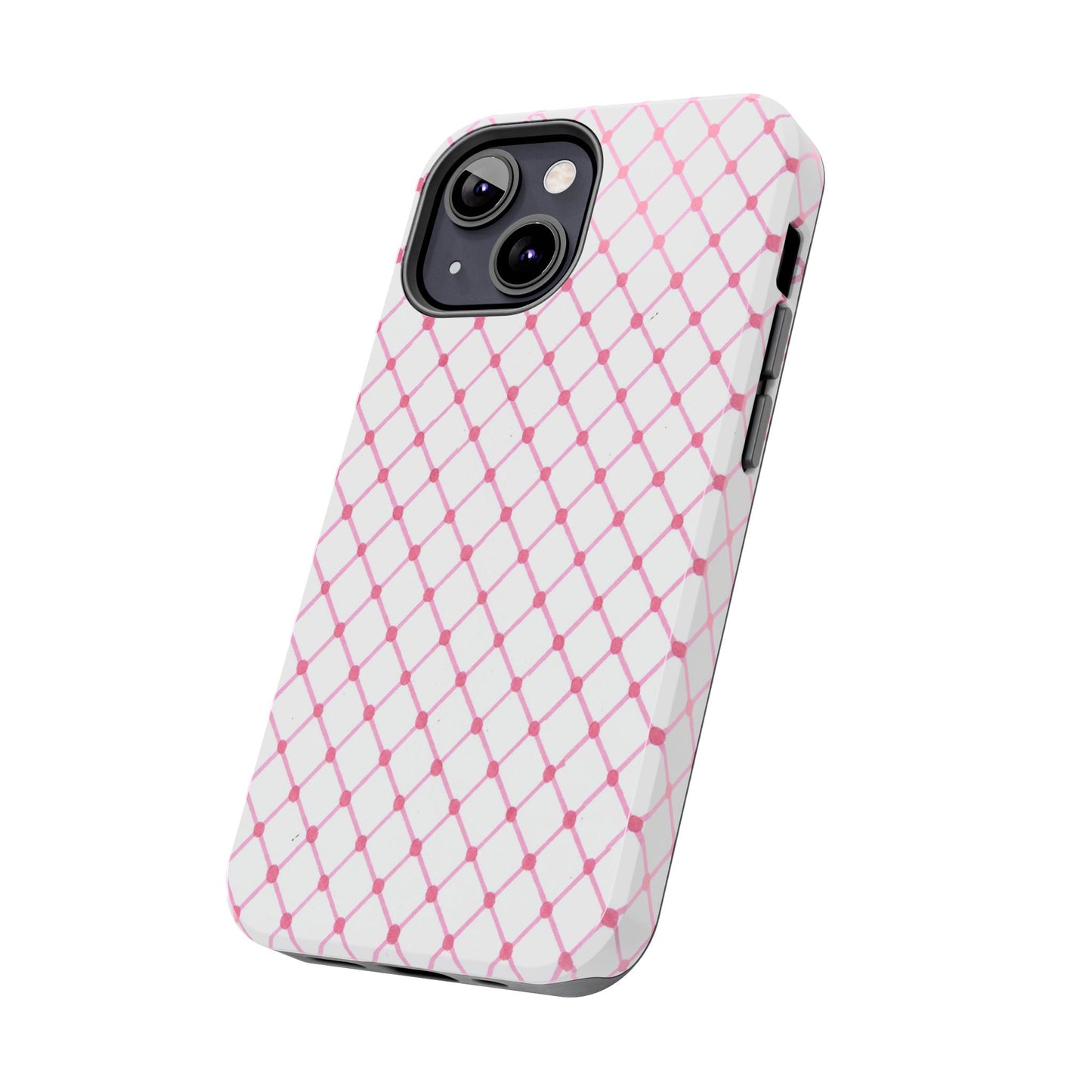 Diamond White / Pink Phone Case