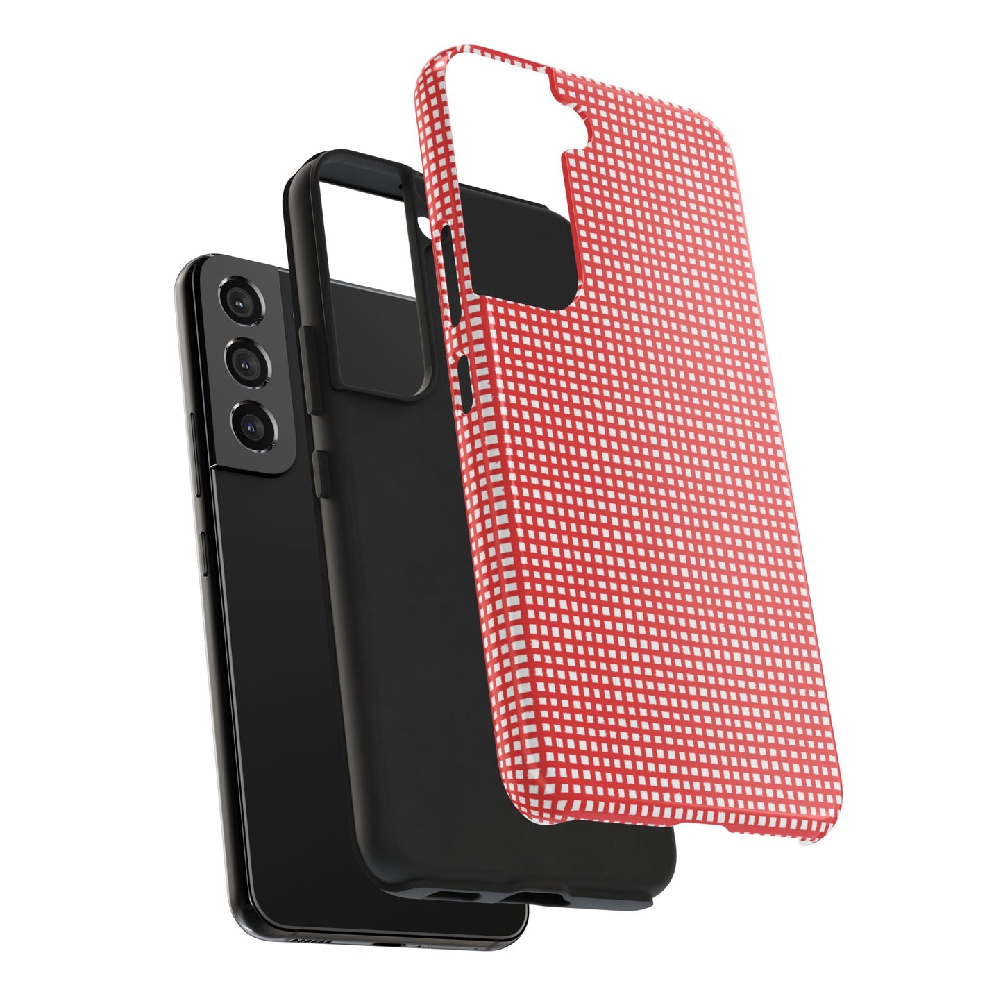 Chipper Check Red Phone Case