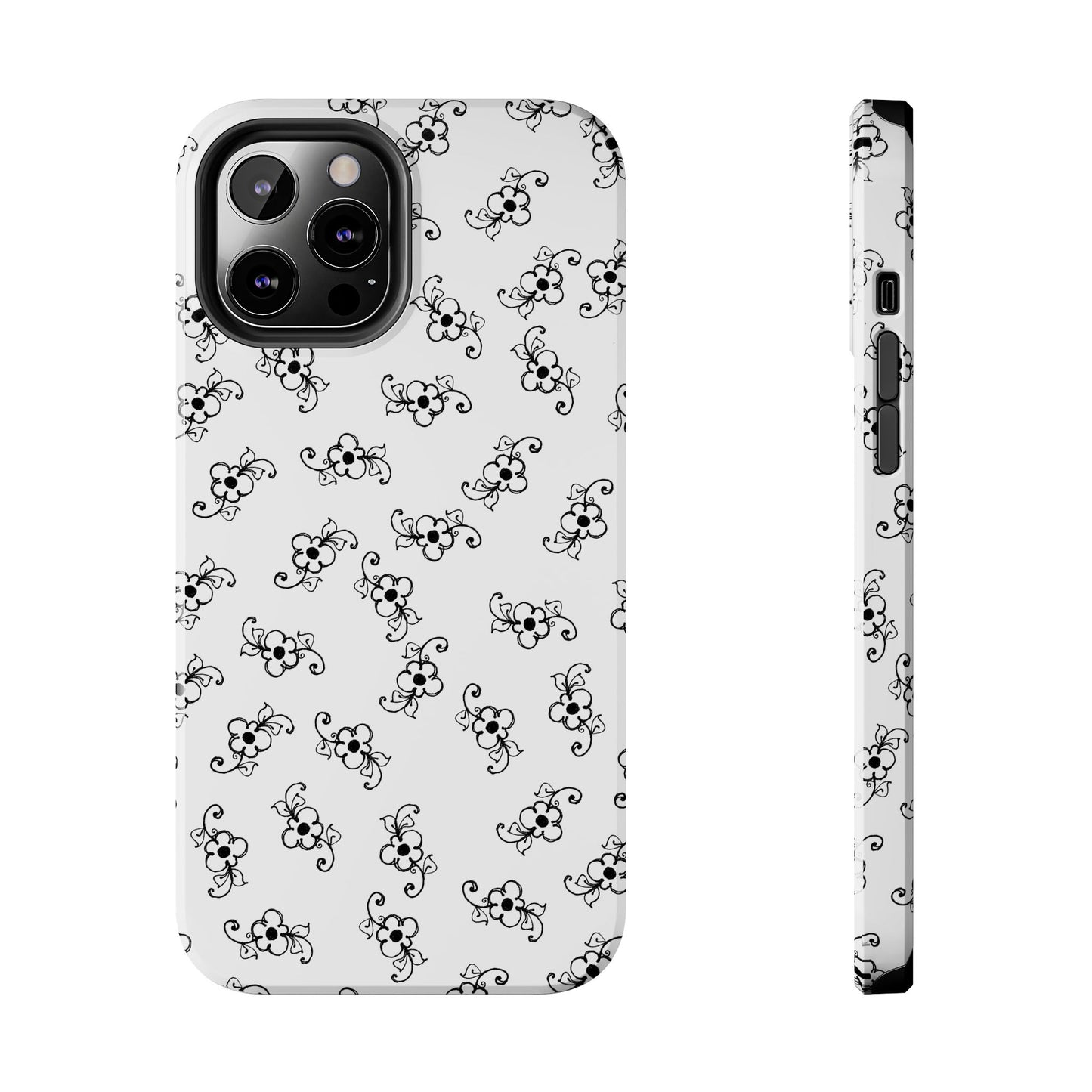 Favorite Daisies White / Black Phone Case