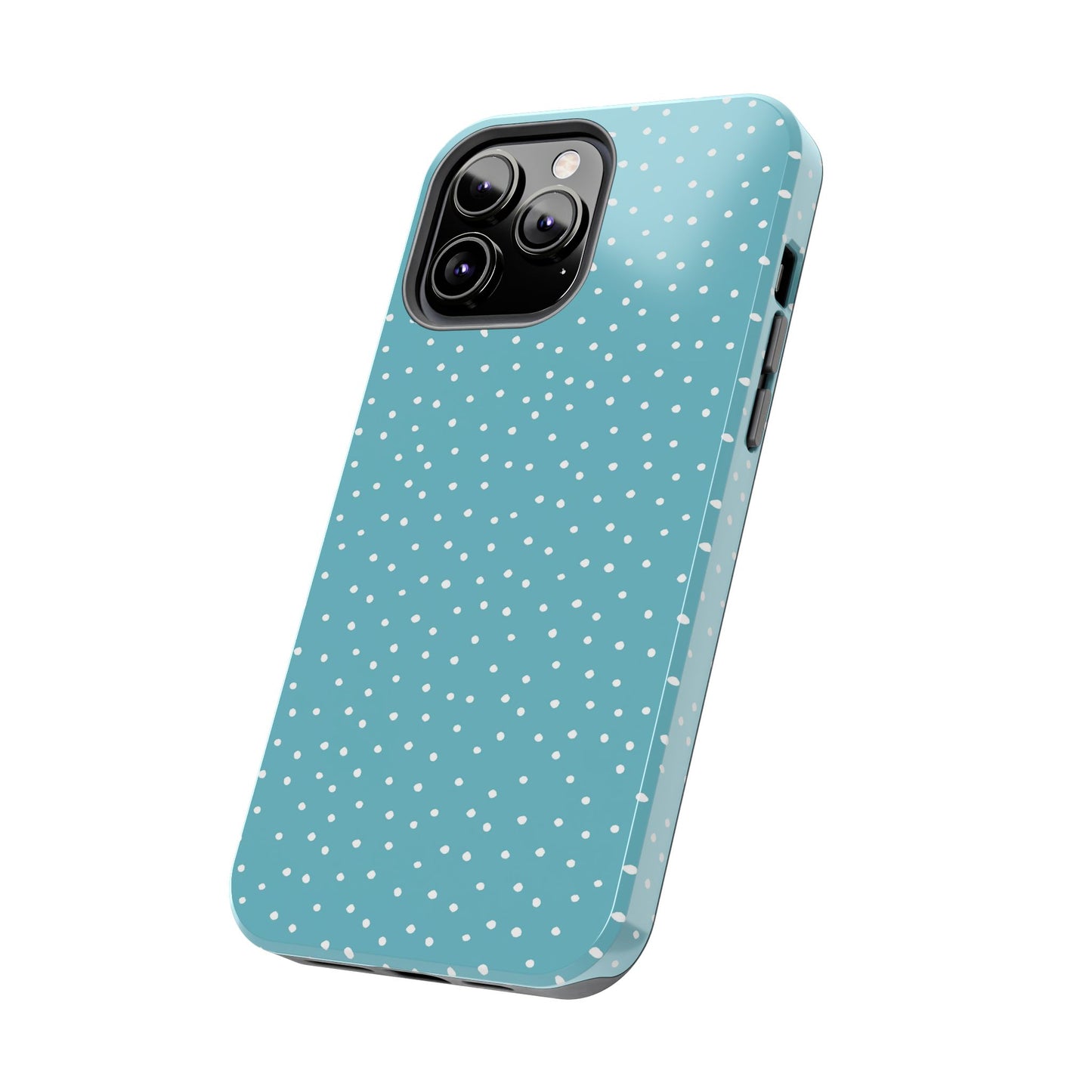 Dinky Dots Turquoise / White Phone Case