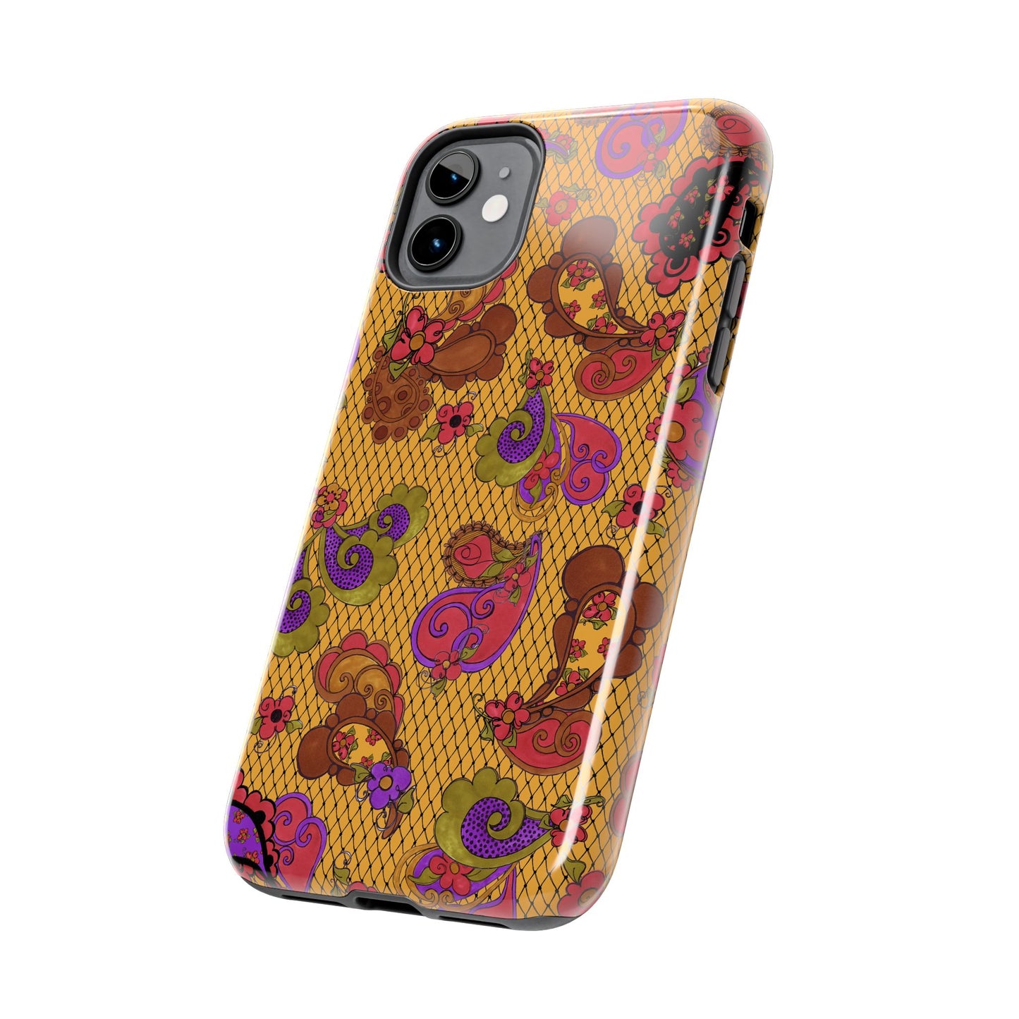 Posie Paisley Gold Phone Case