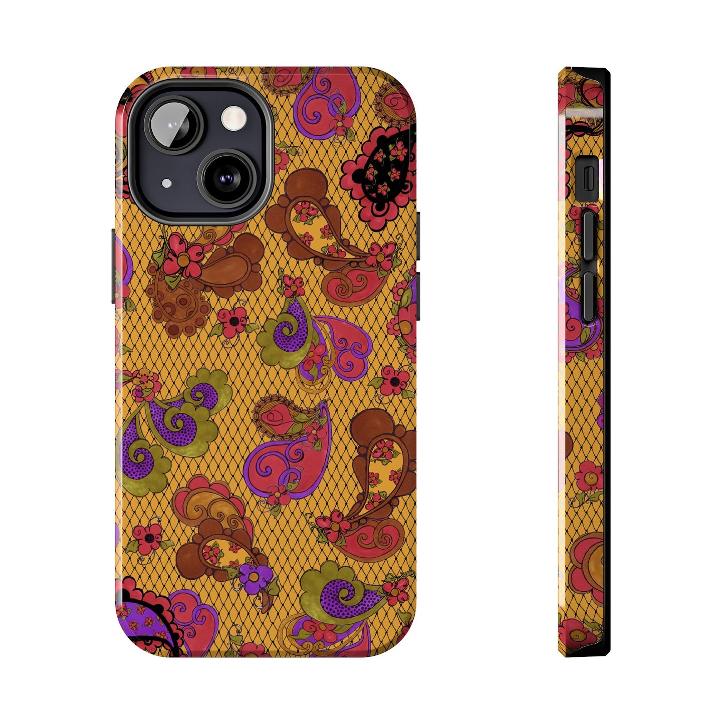 Posie Paisley Gold Phone Case