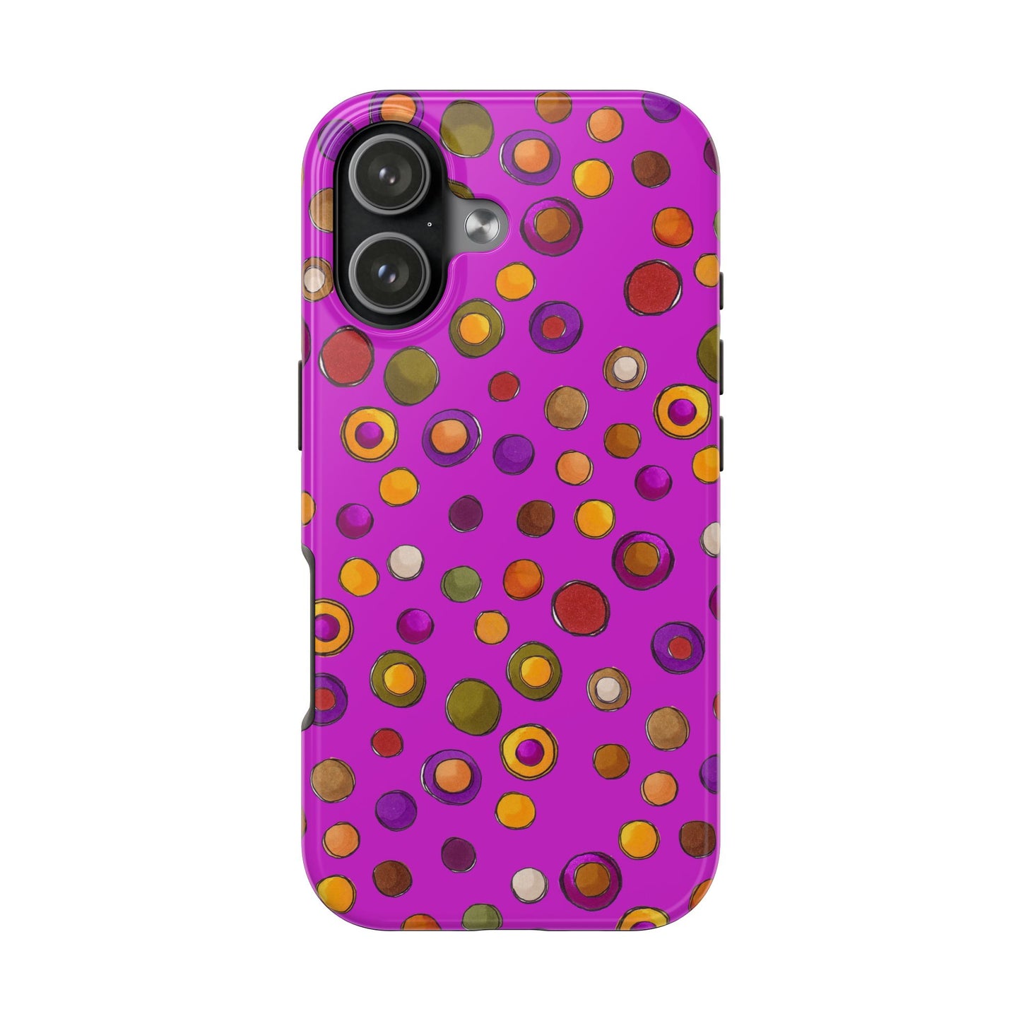Double Dot Fuchsia Phone Case