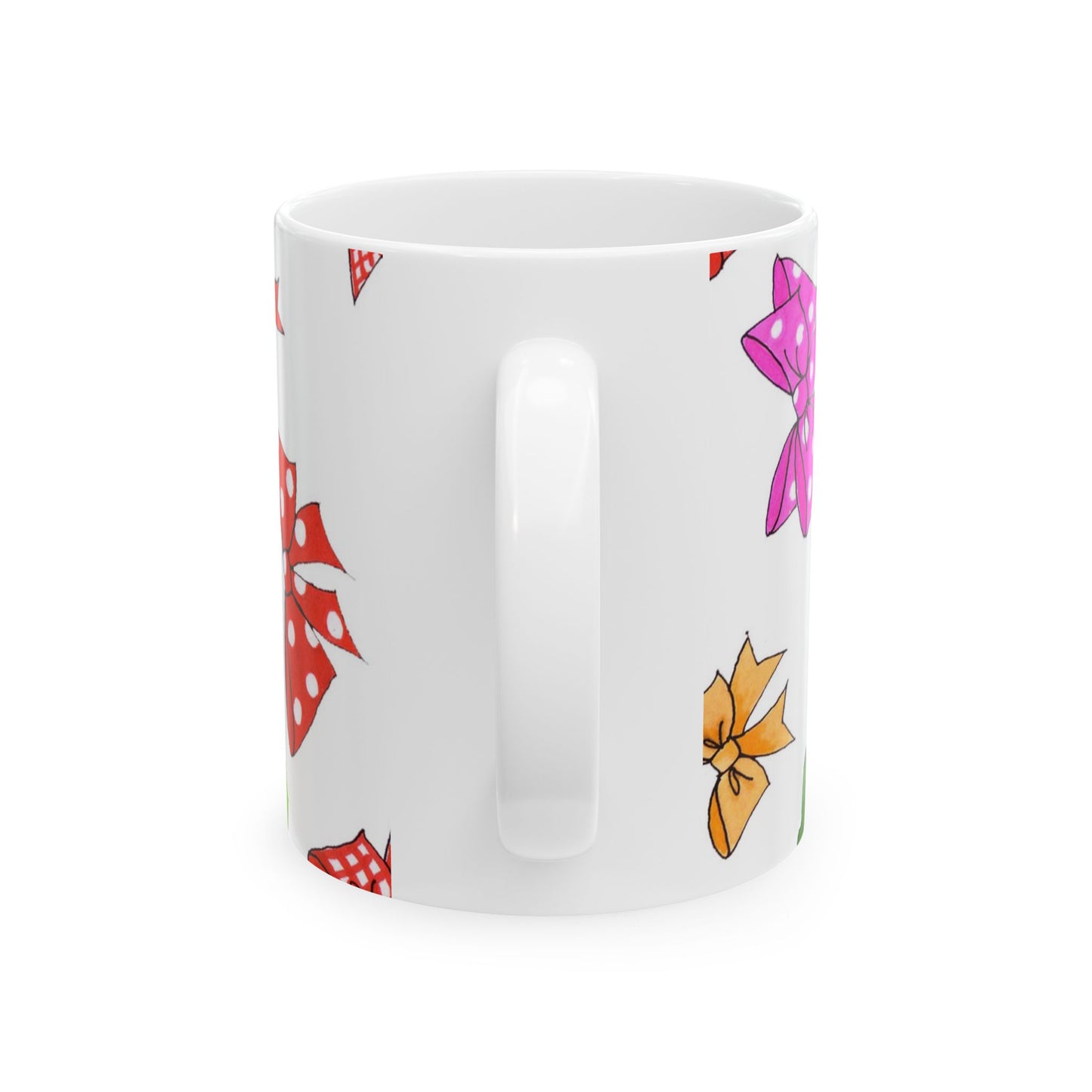 Fun Bows White Cup