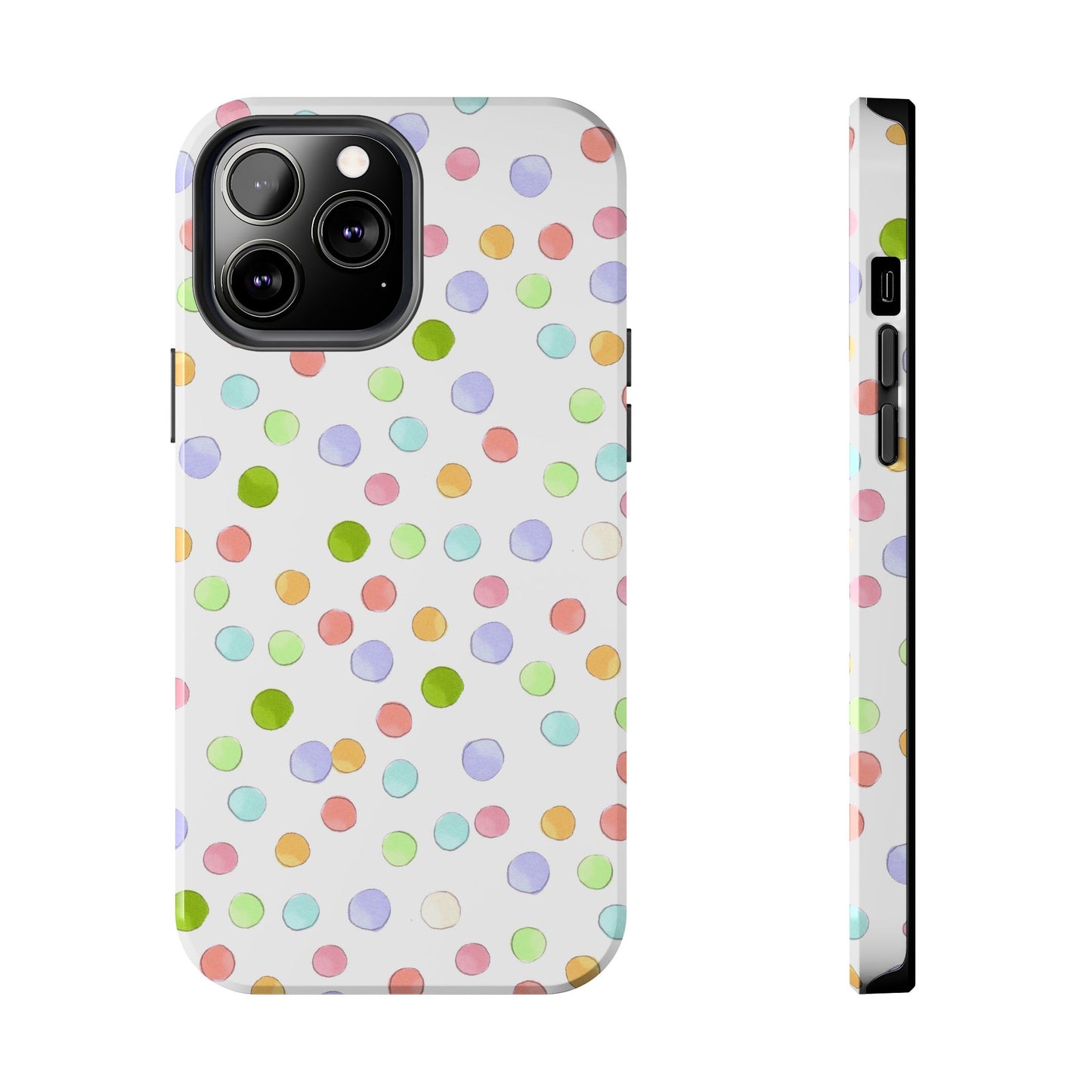 Happy Dots White Phone Case