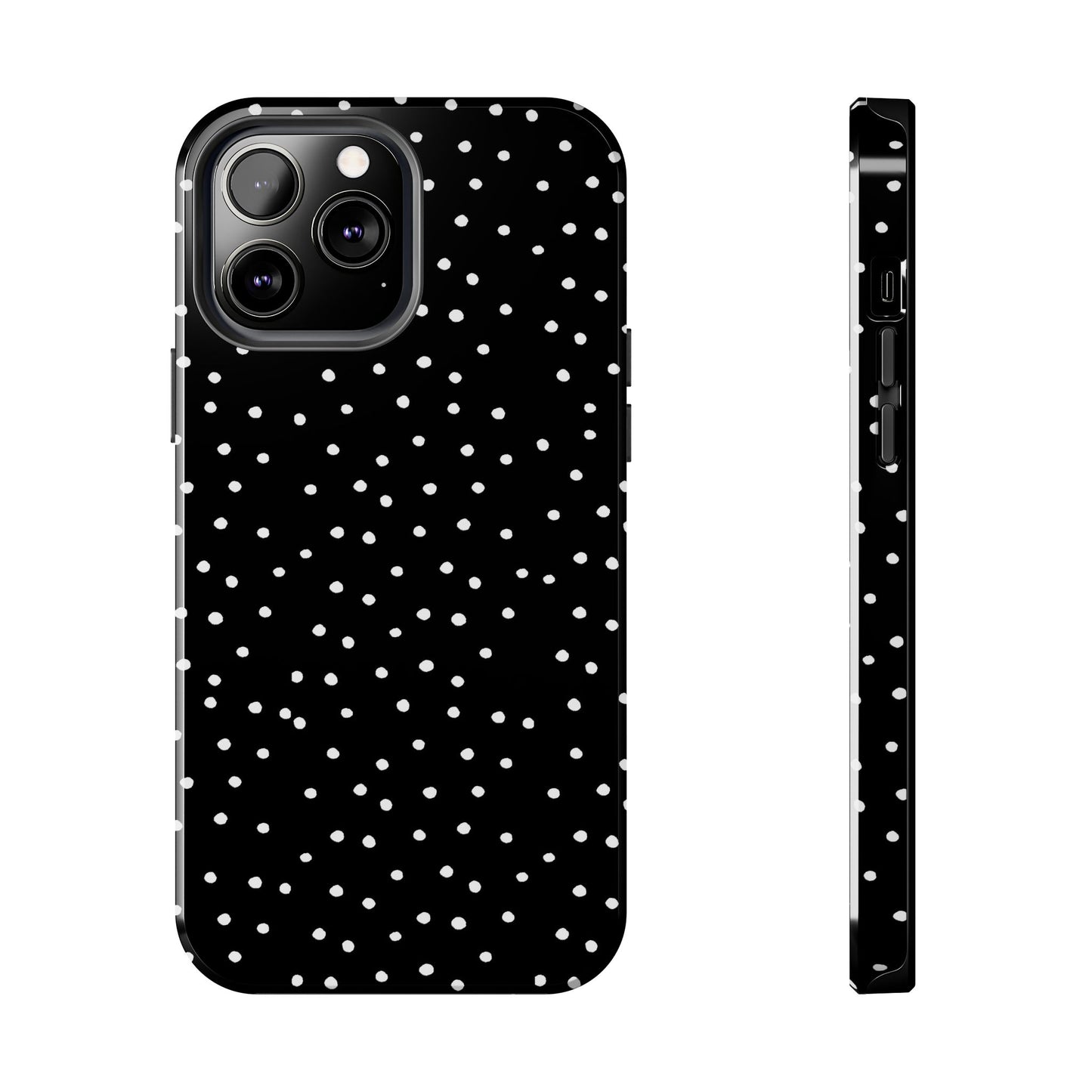 Dinky Dots Black / White Phone Case