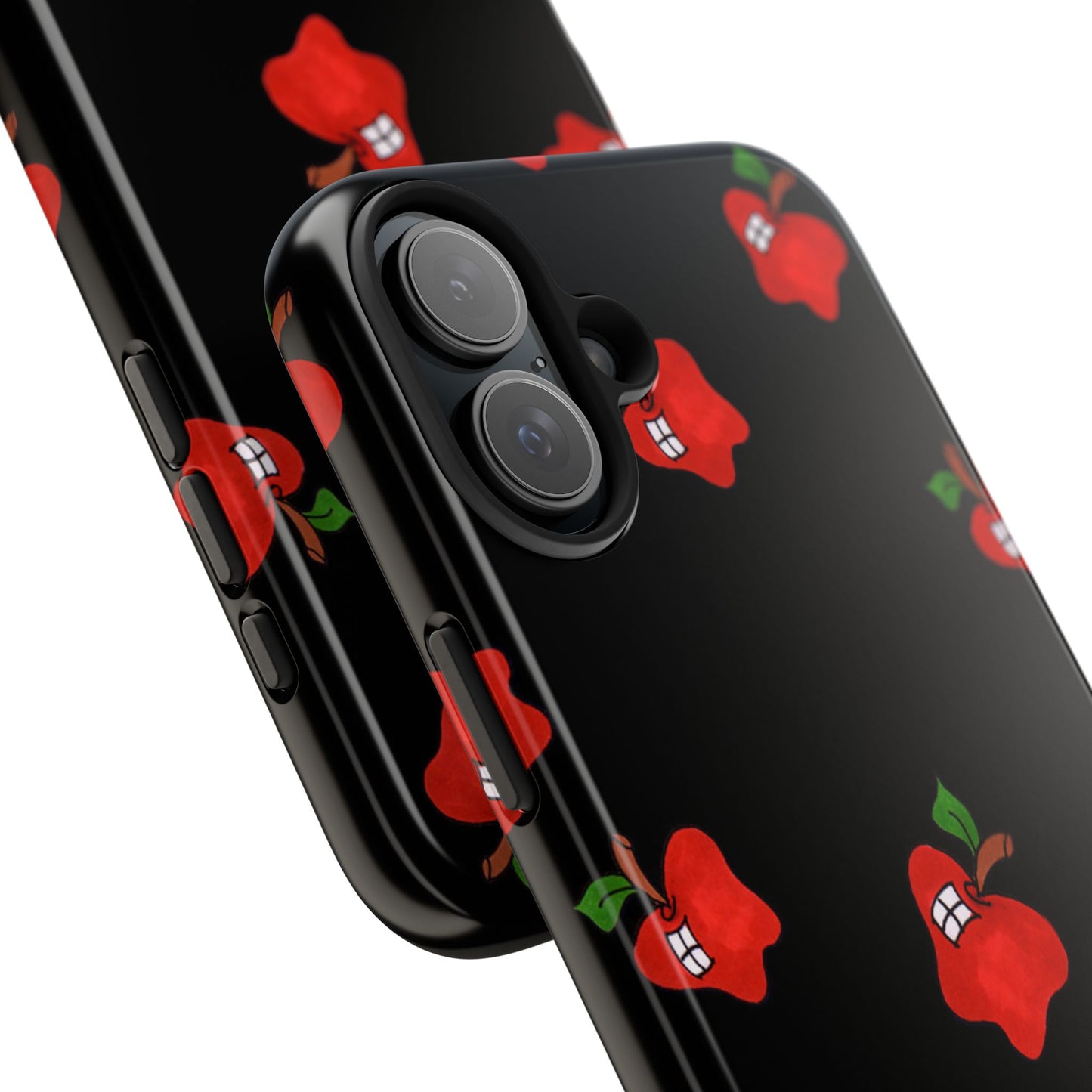 Flying Apples Black Phone Case