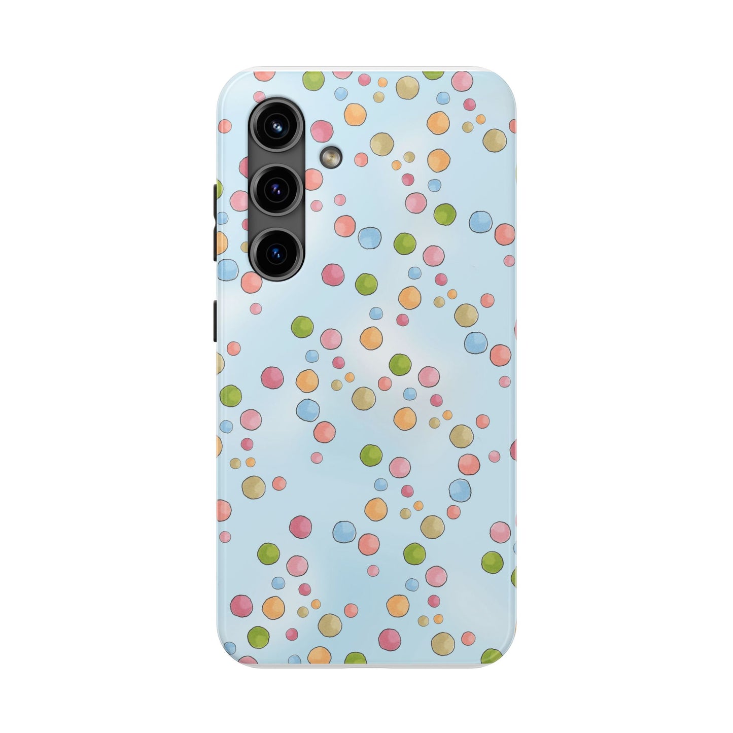 Clown Dots Blue Sky Phone Case