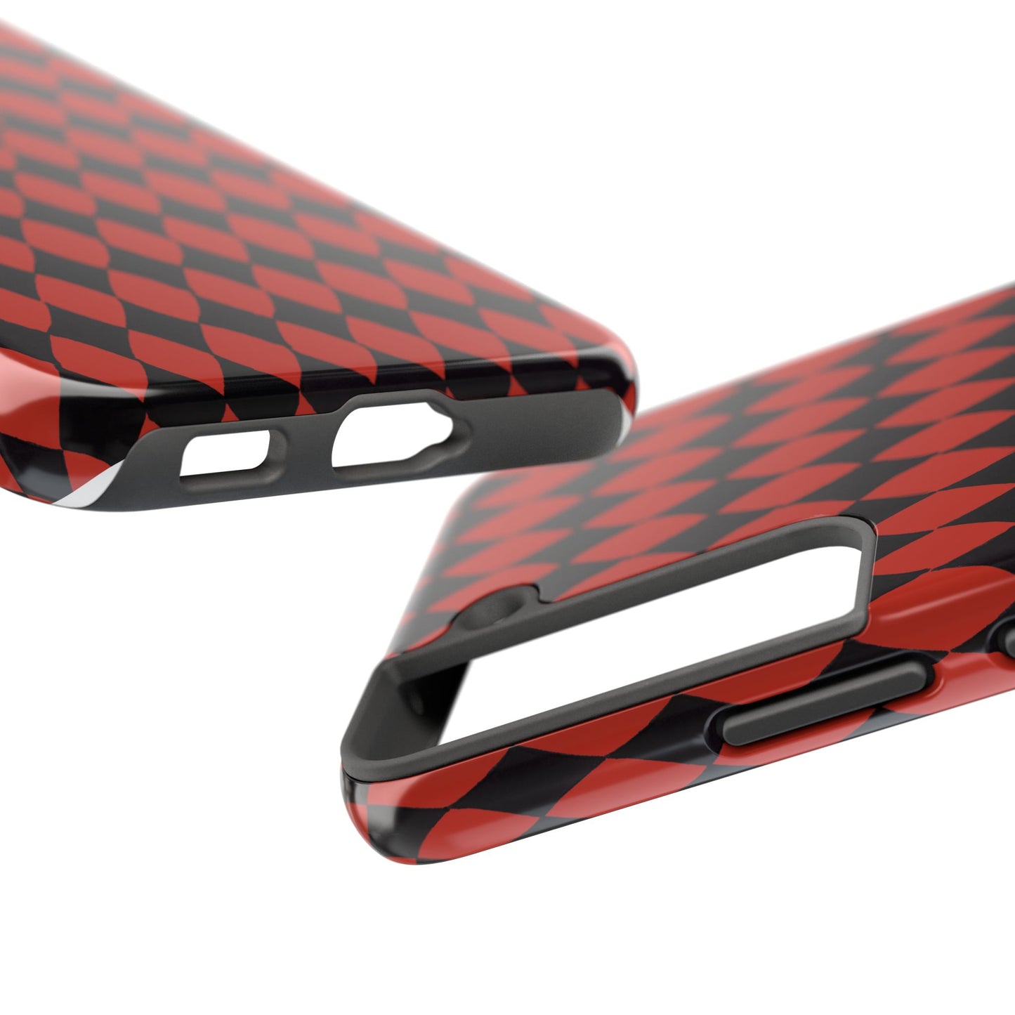 Diamond Red / Black Phone Case