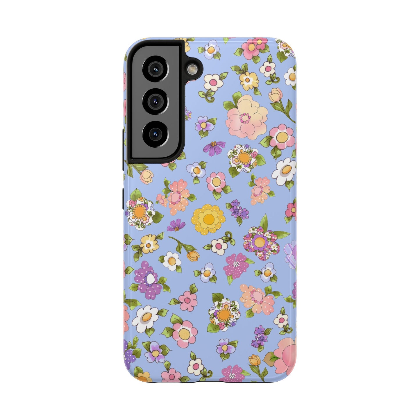 Flowery Blue Phone Case