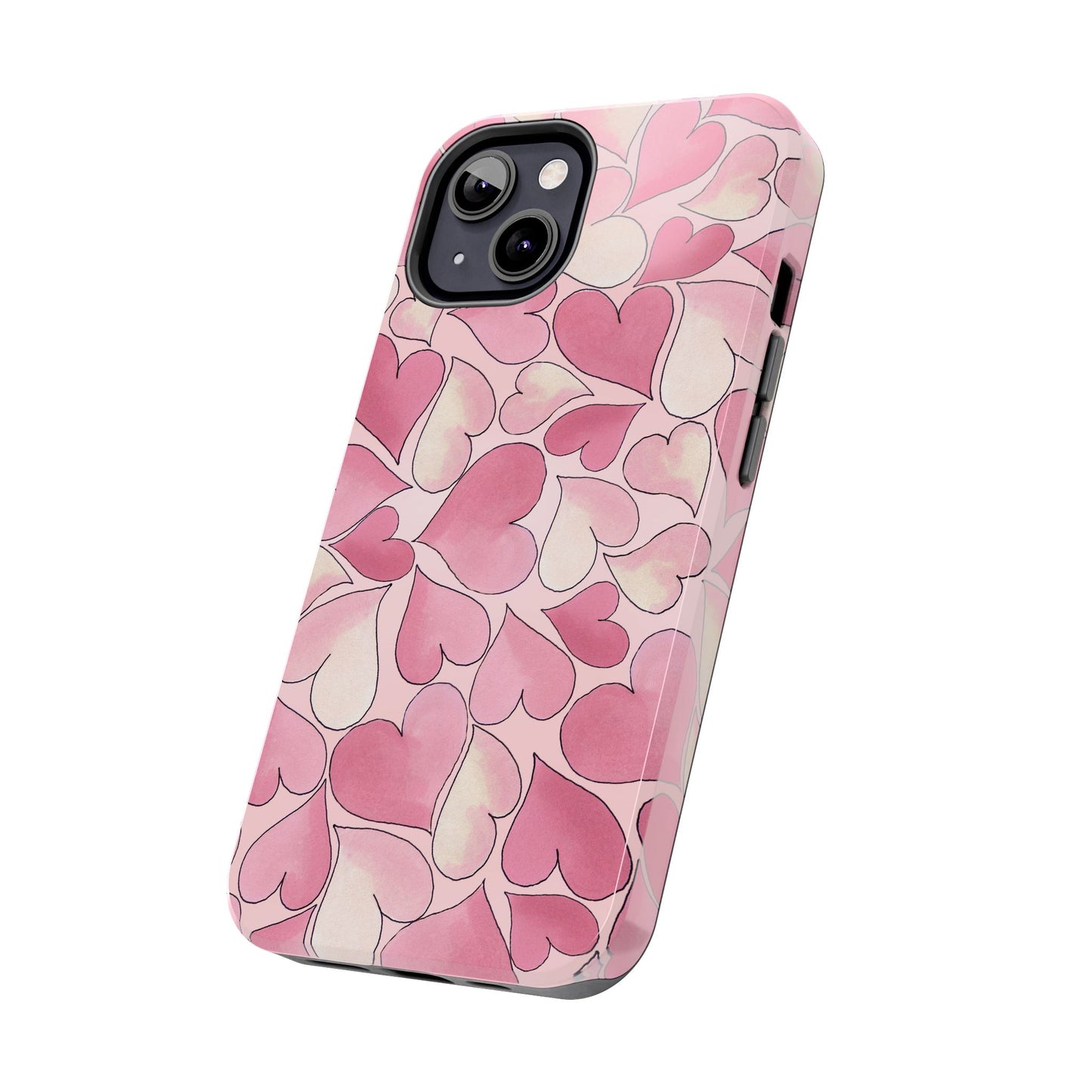 Hearts Pink Sky Phone Case