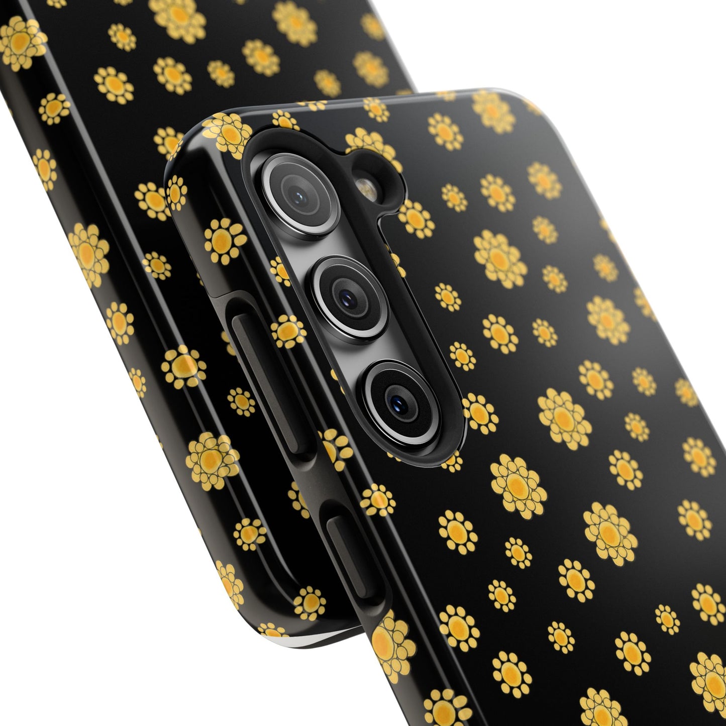 Bandana Dots Black / Yellow Phone Case