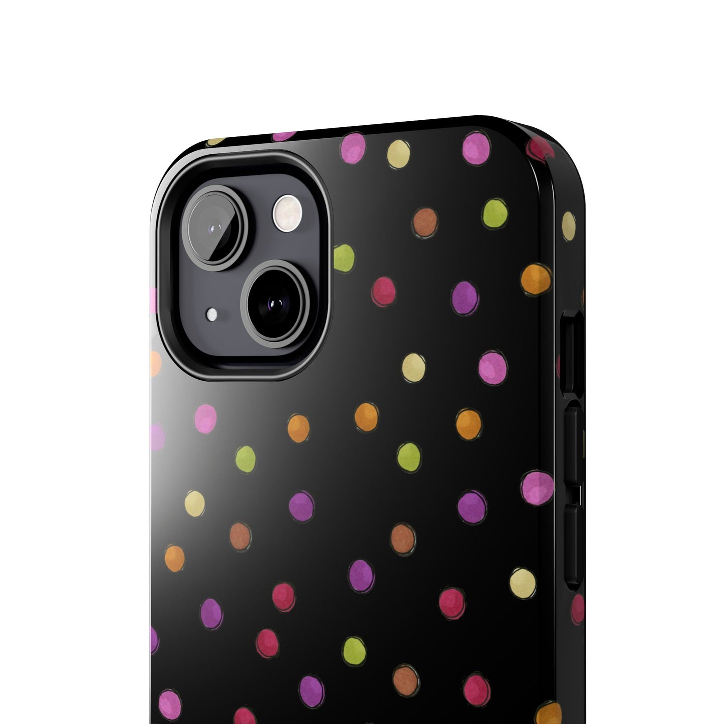 Tea Dot Black Phone Case