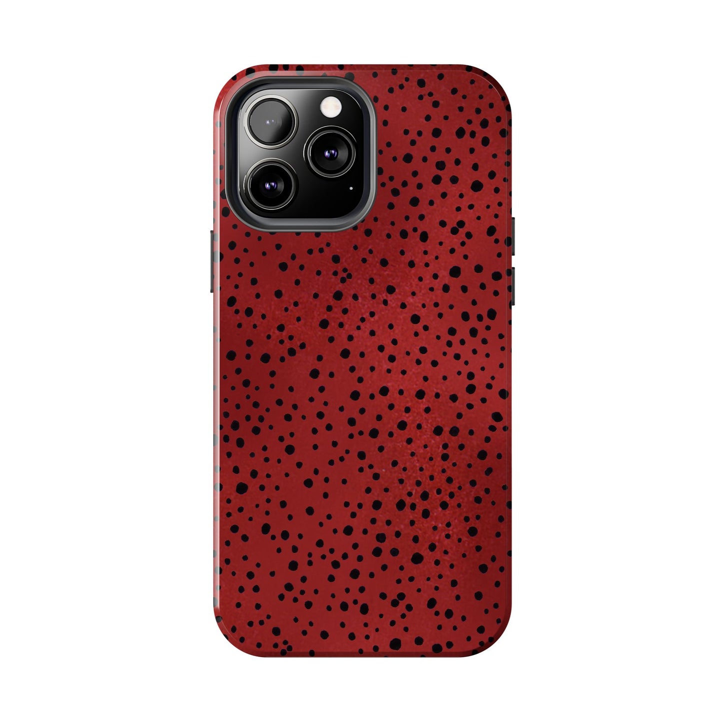 Pepper Dots Red / Black Phone Case