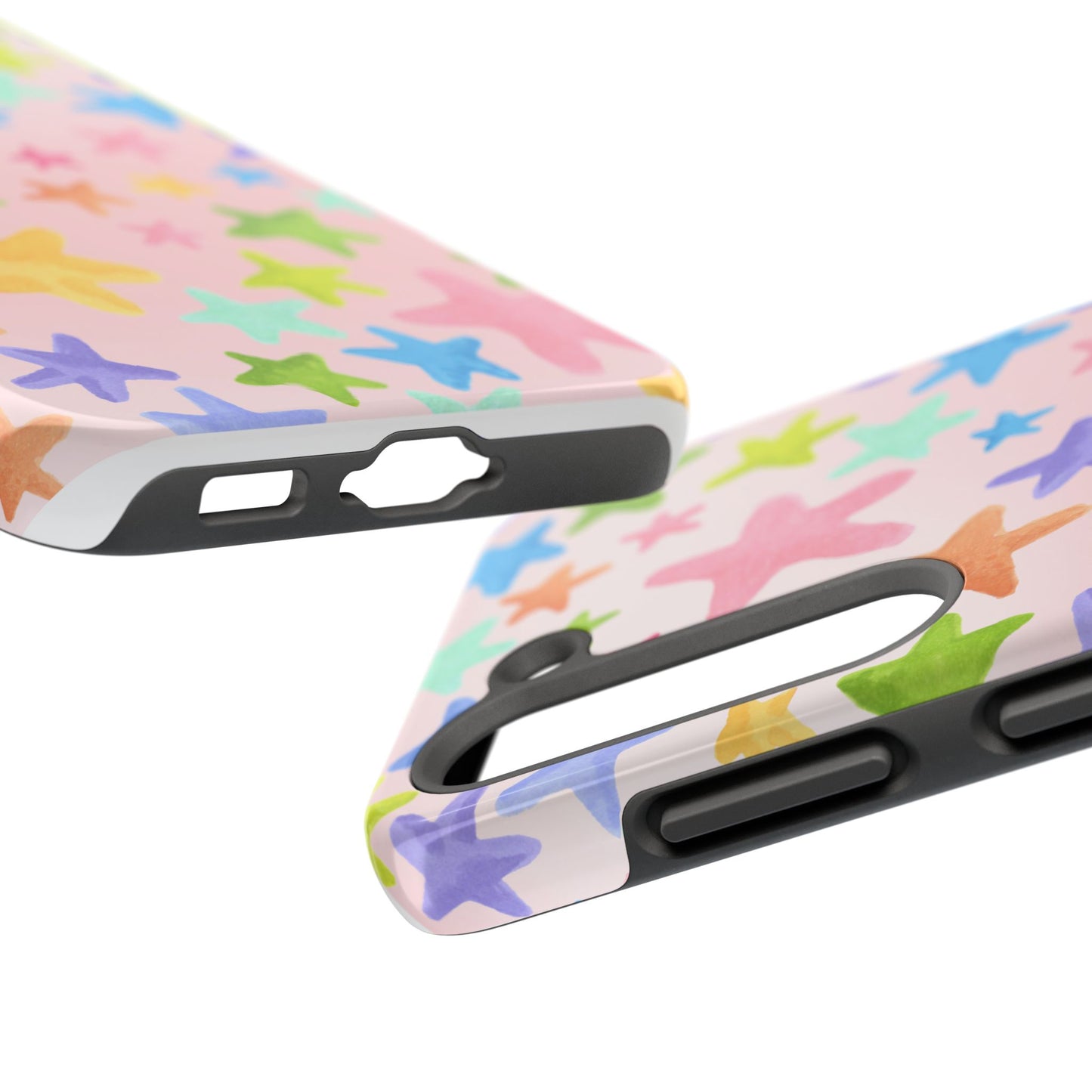 Happy Stars Pink Phone Case