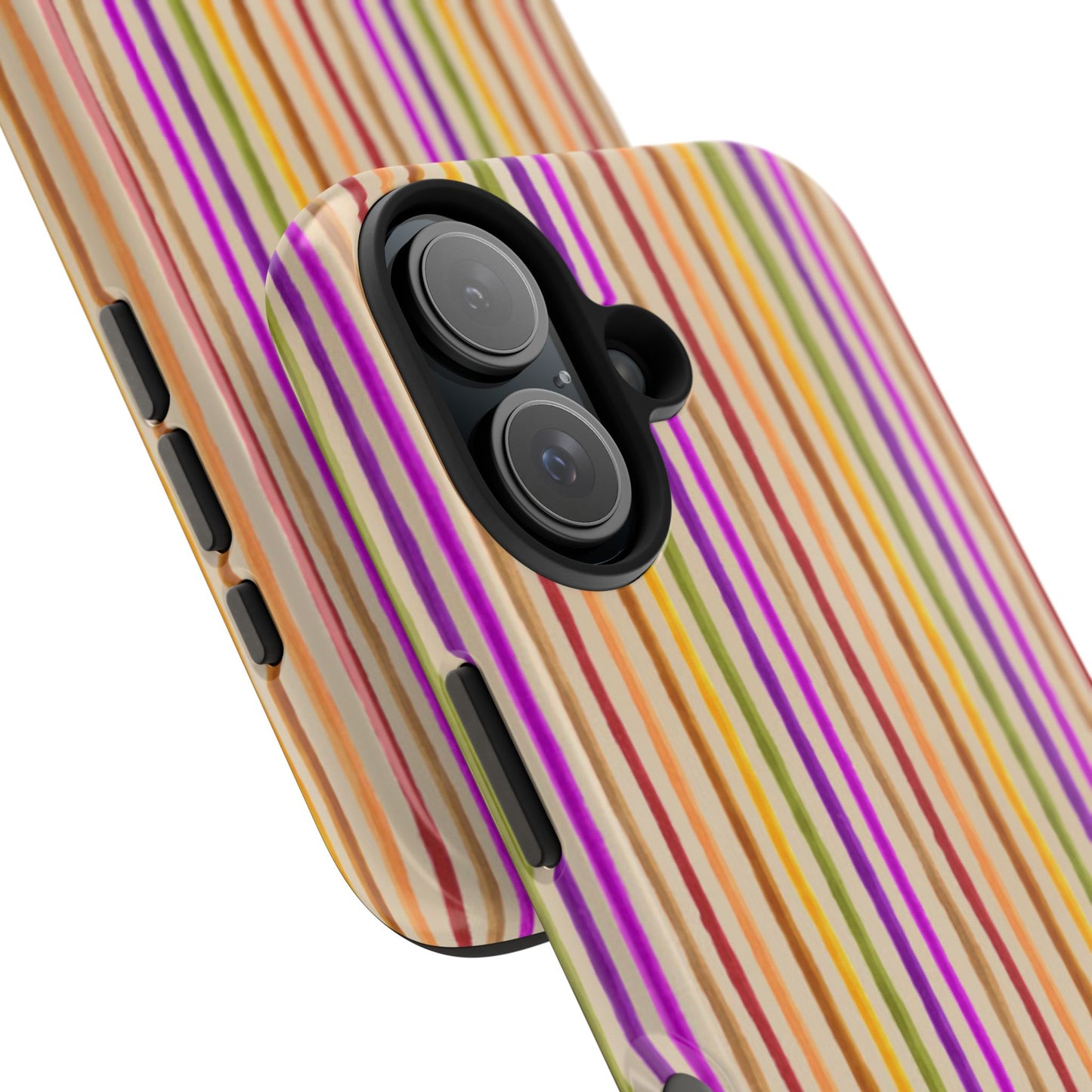 Spice Stripe Muslin Phone Case